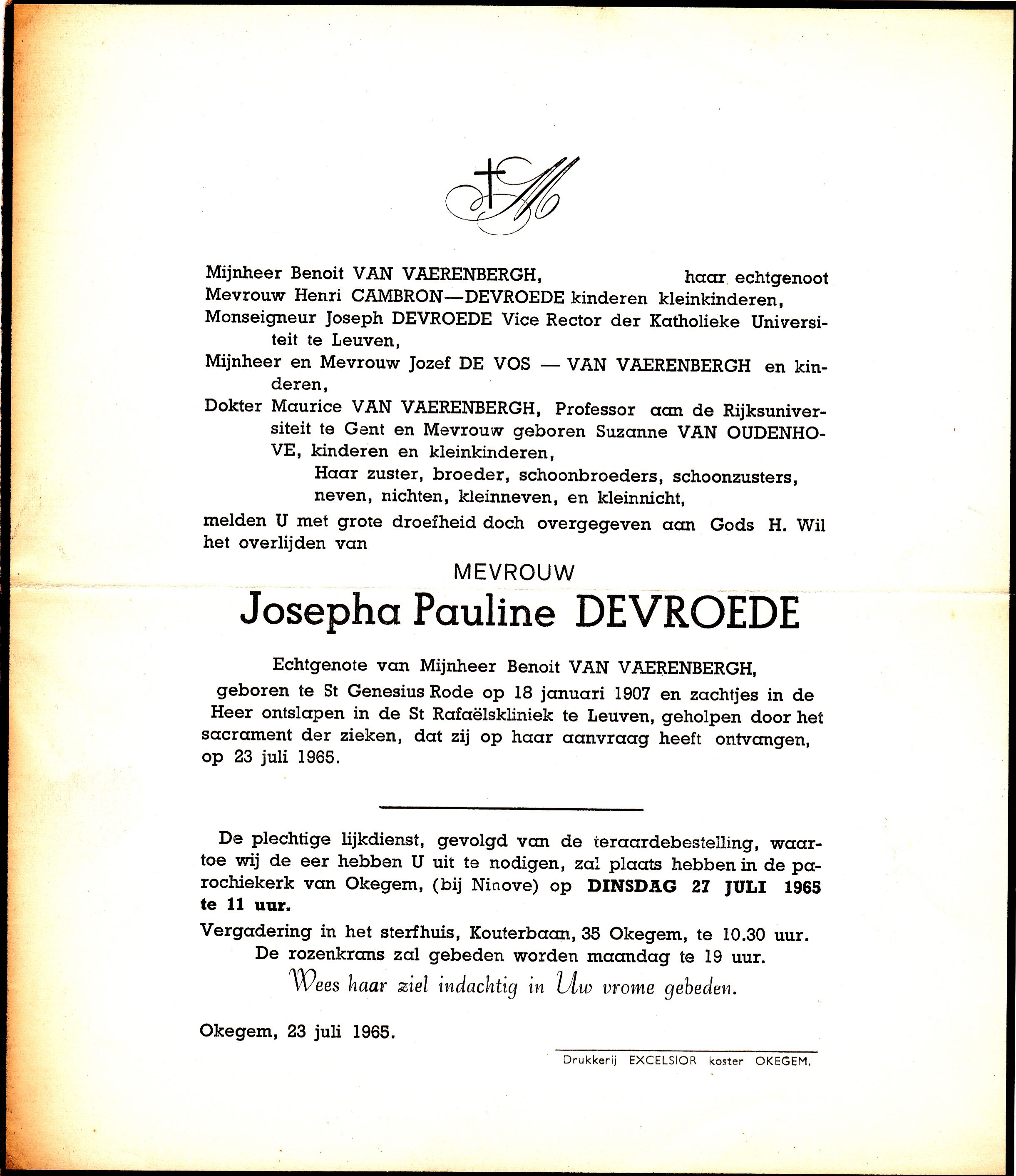 Devroede Josepha Pauline 