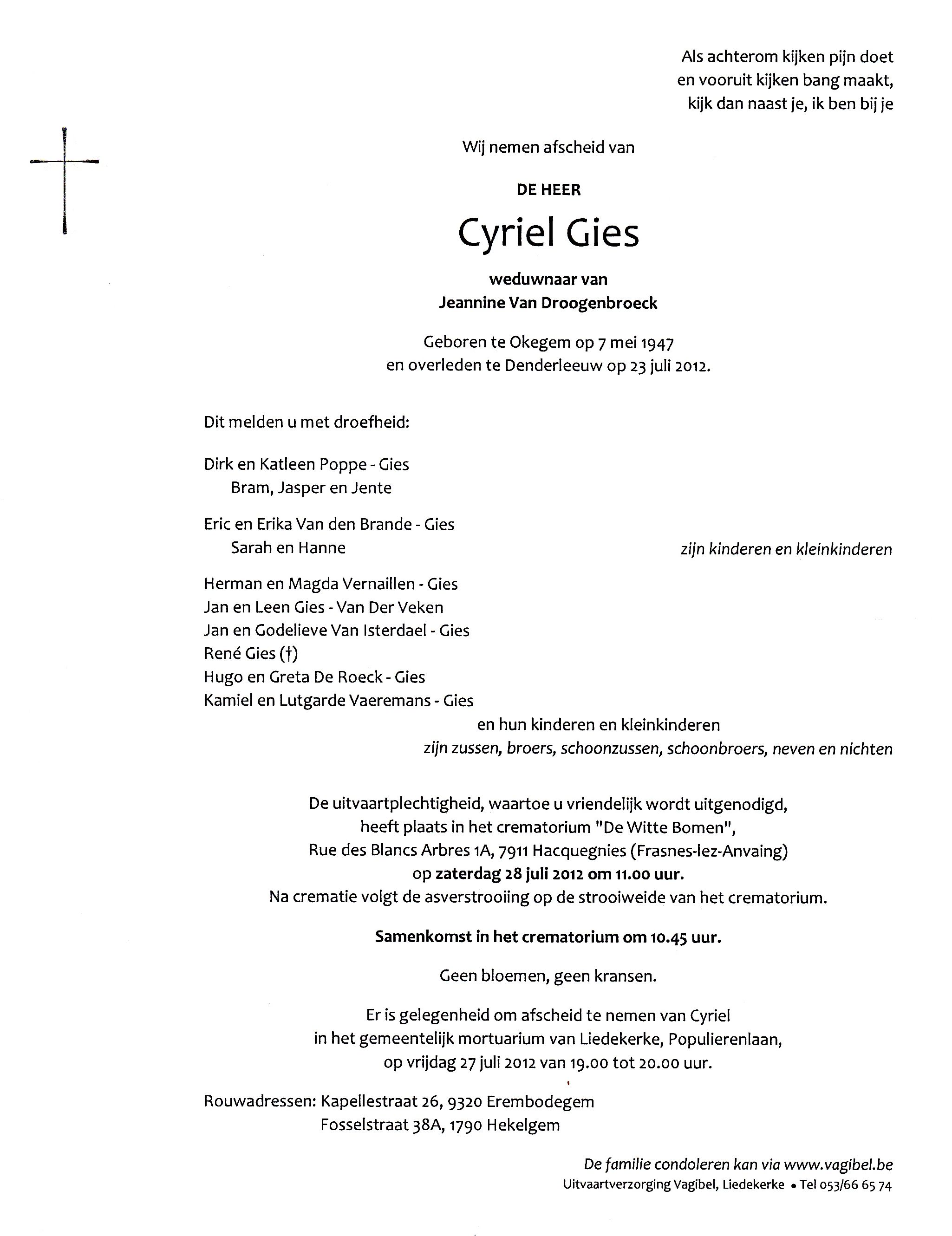 Gies Cyriel   