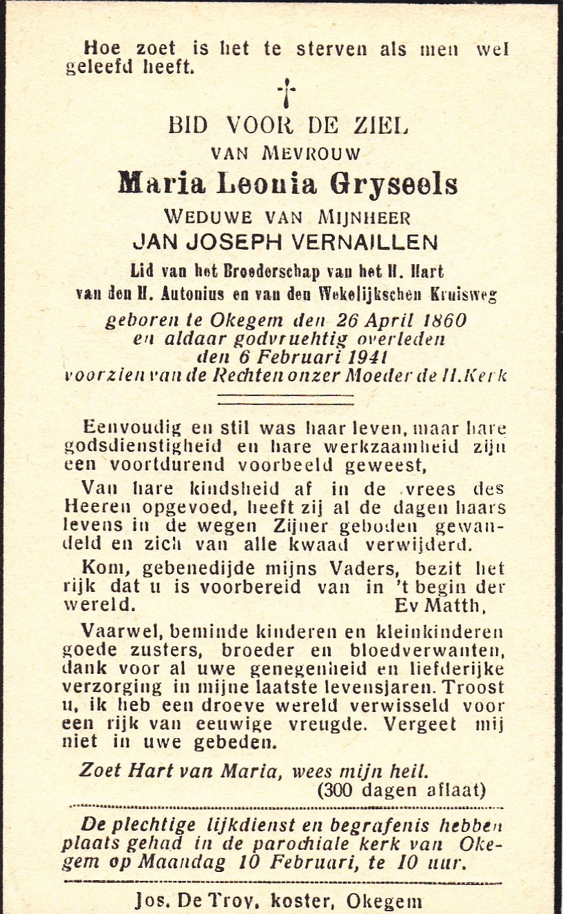 Grijseels Maria Leonia