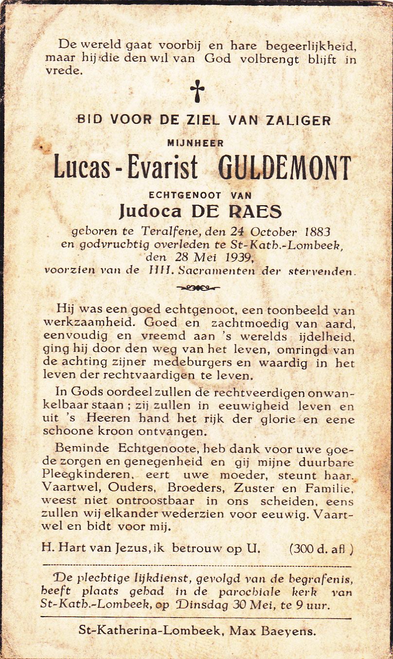 Guldemont Lucas Evarist