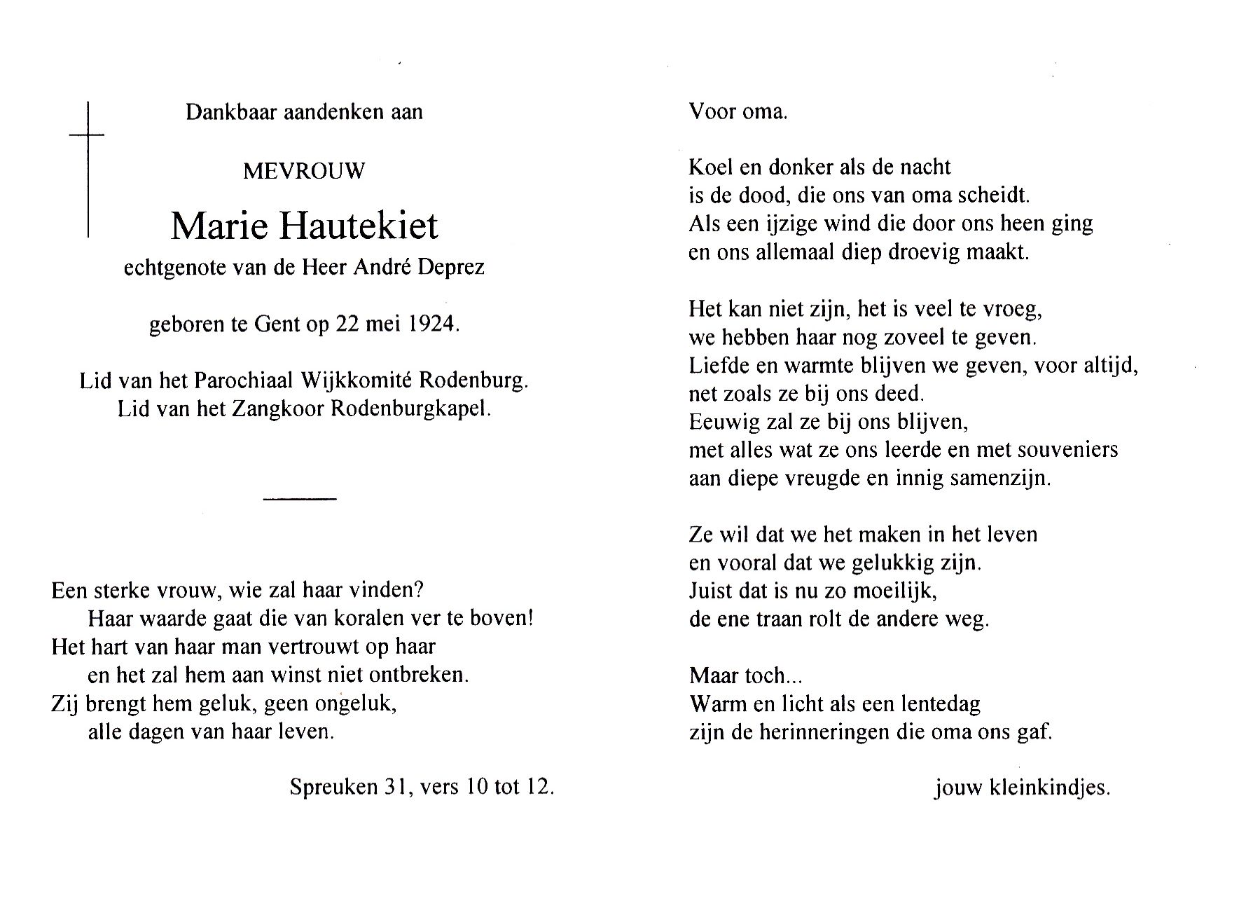 Hautekiet Marie