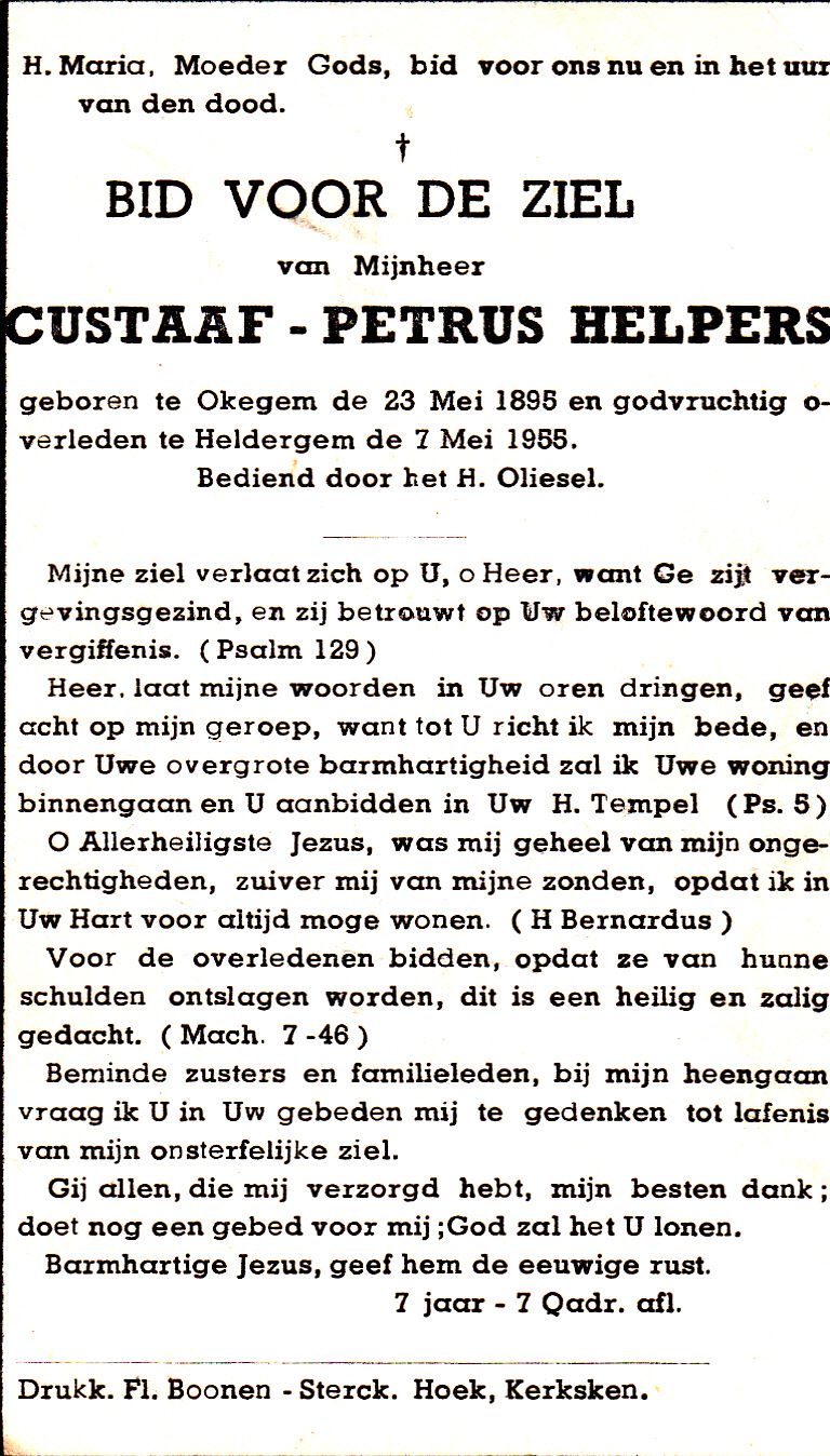 Helpers Gustaaf Petrus