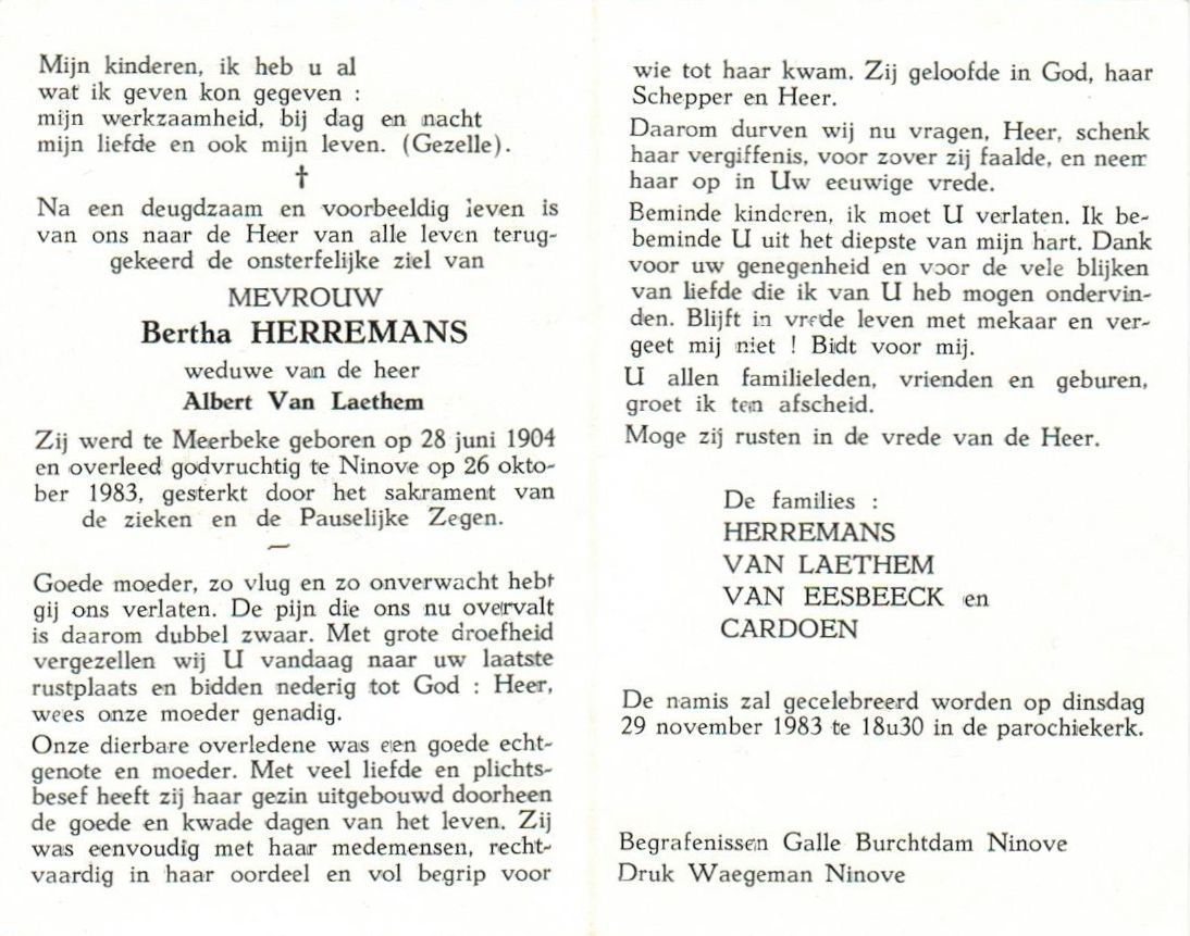 Herremans Bertha