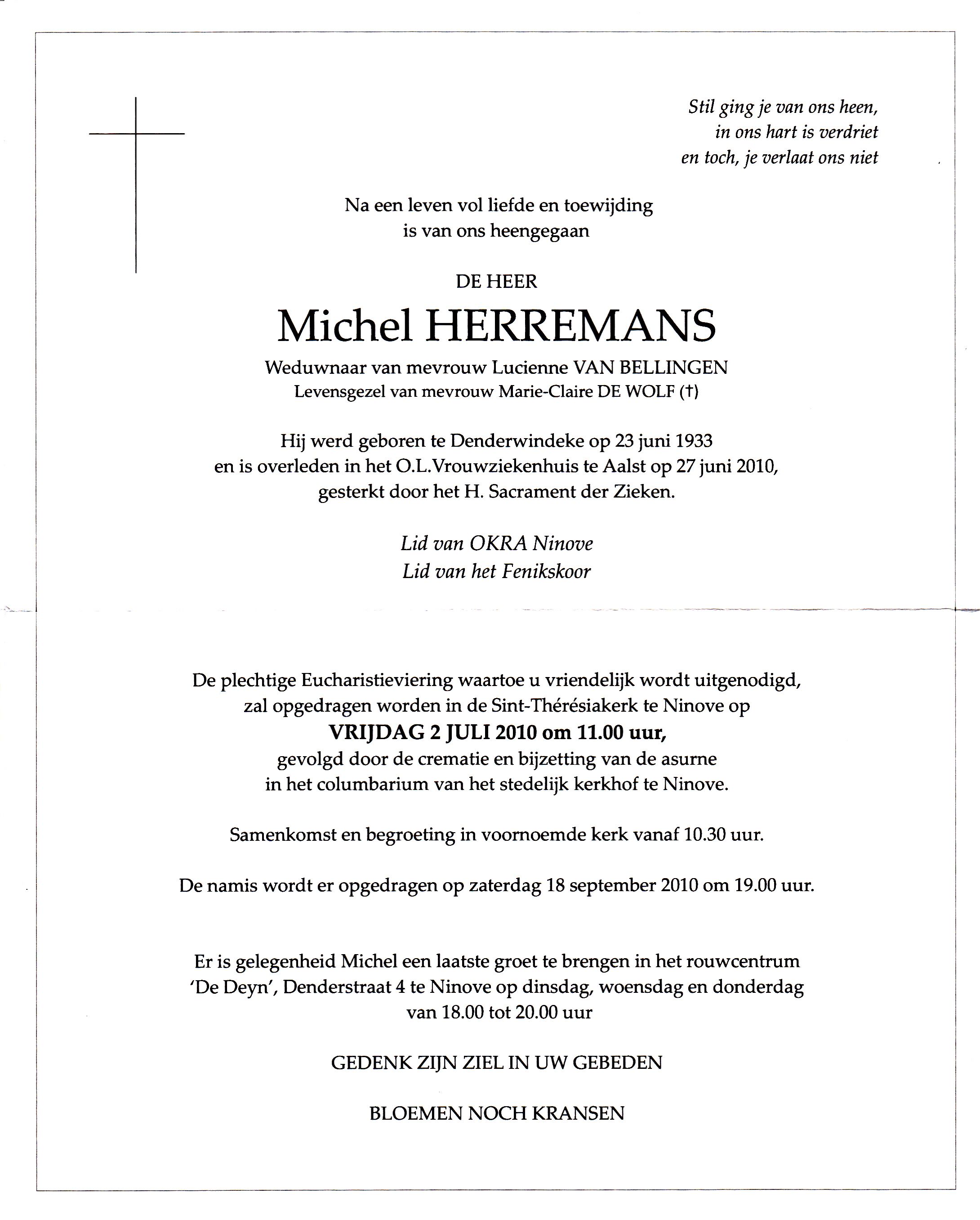 Herremans Michel   