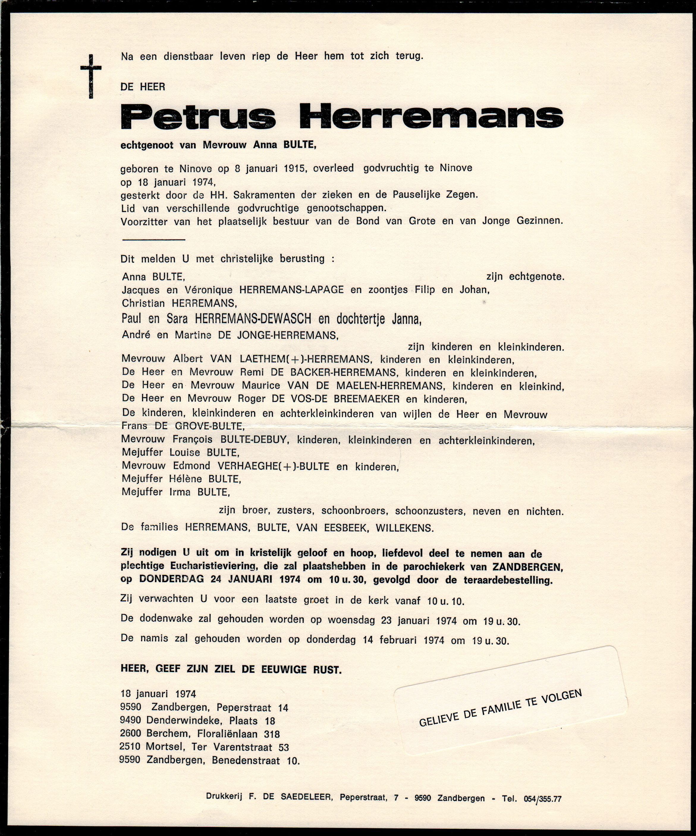 Herremans Petrus 