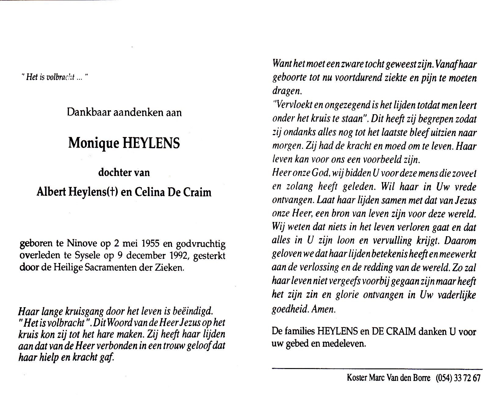 Heylens Monique