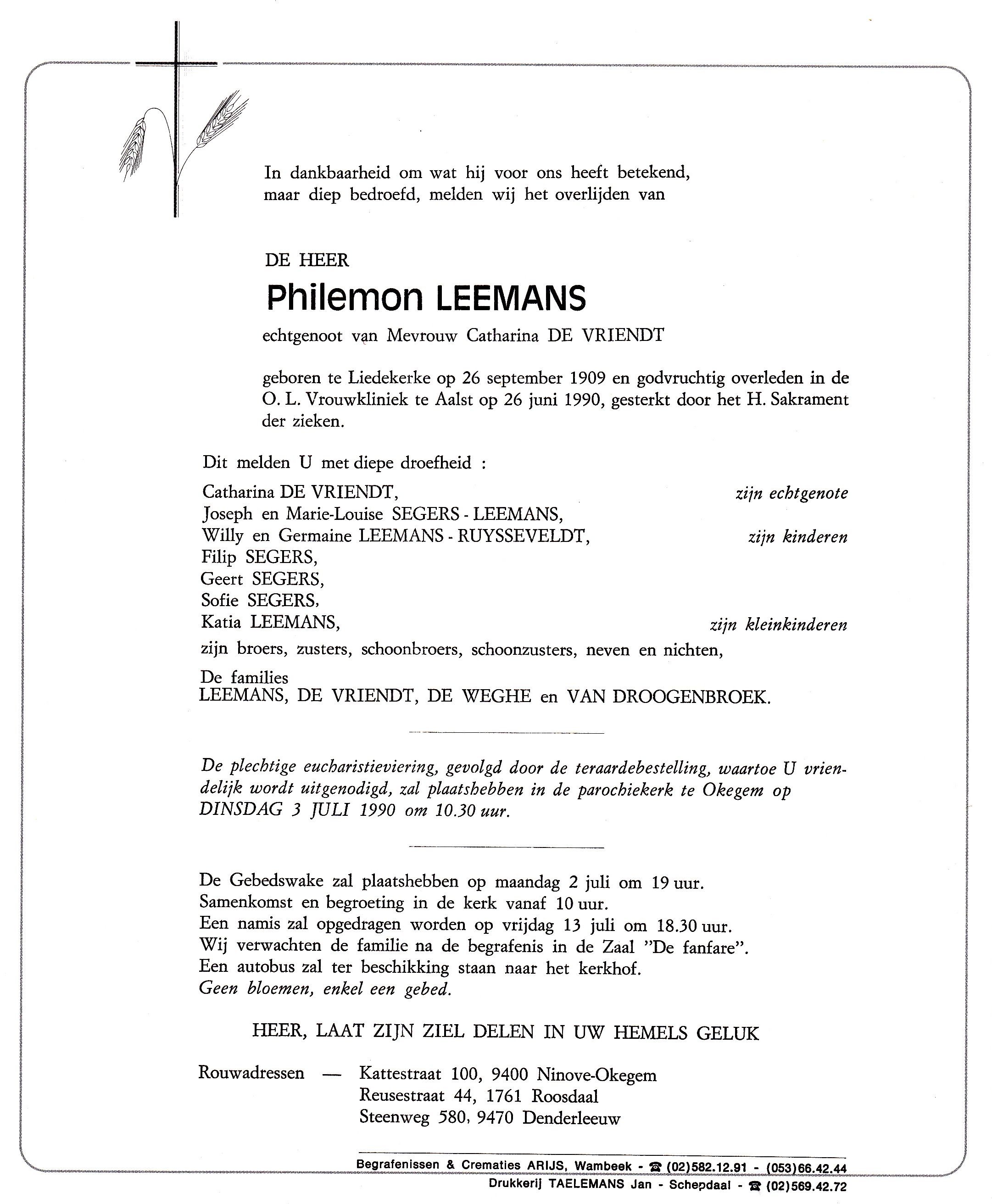 Leemans Philemon 