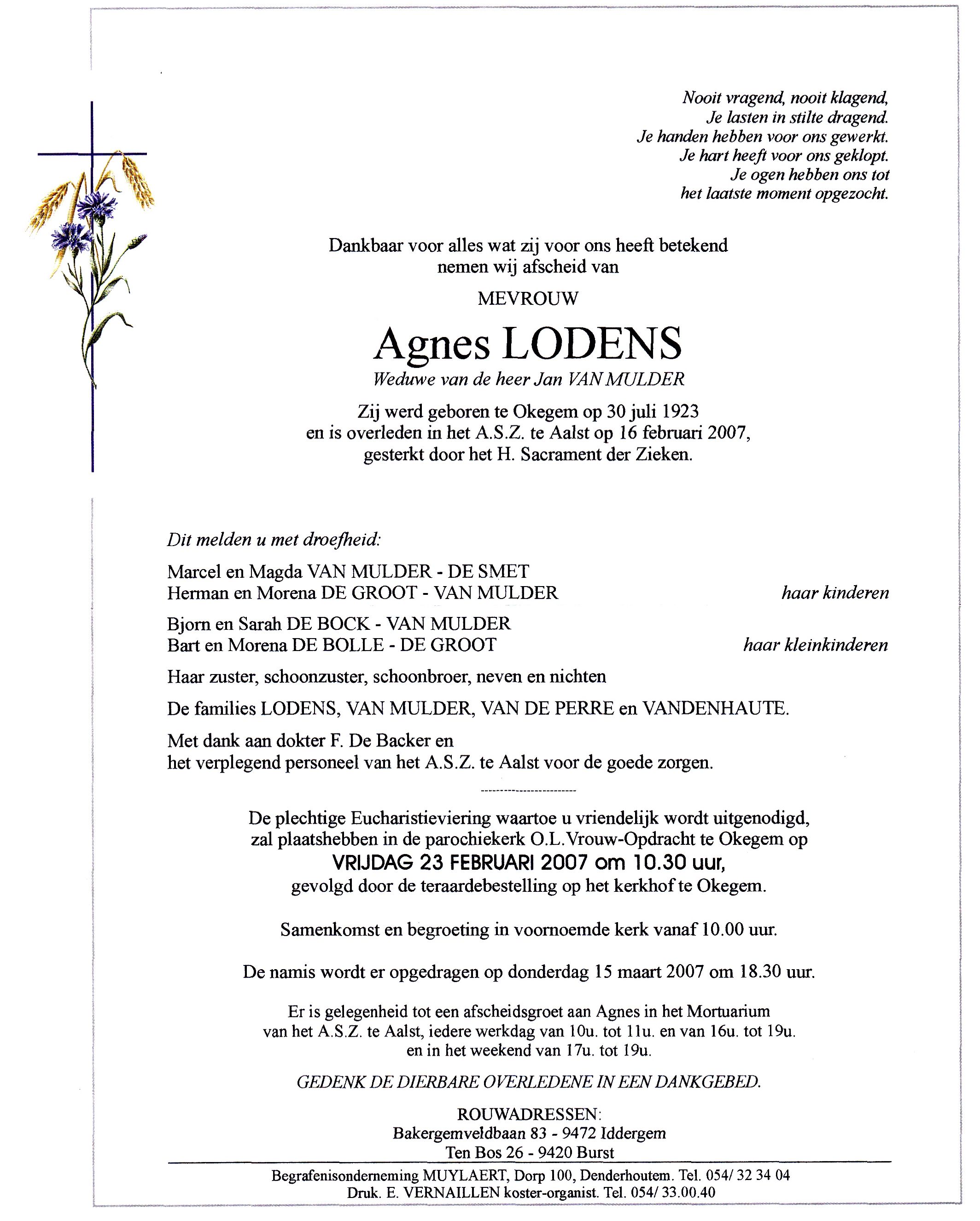 Lodens Agnes  