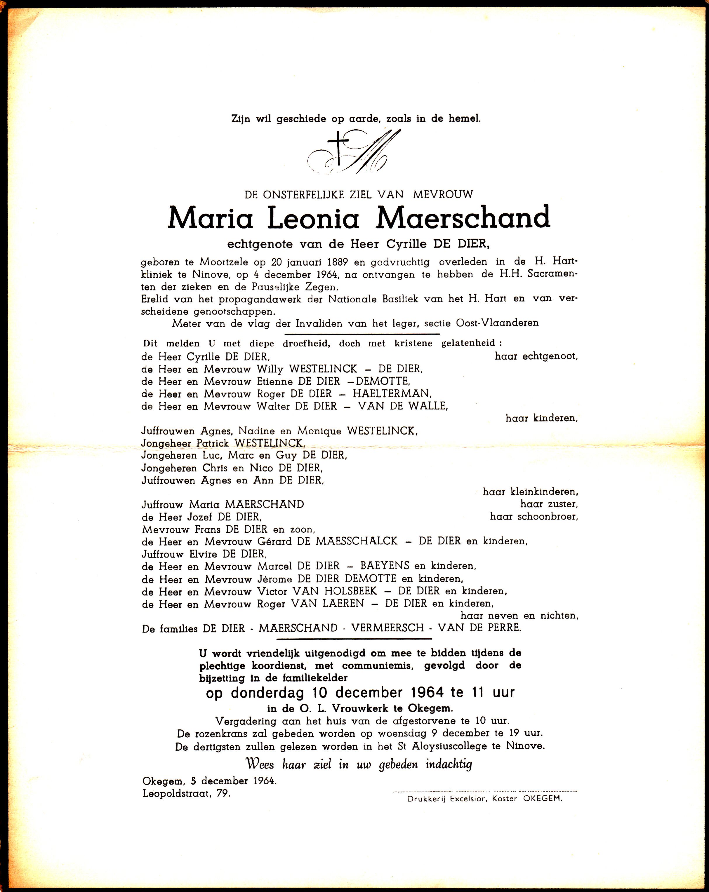 Maerschand Maria Leonia 