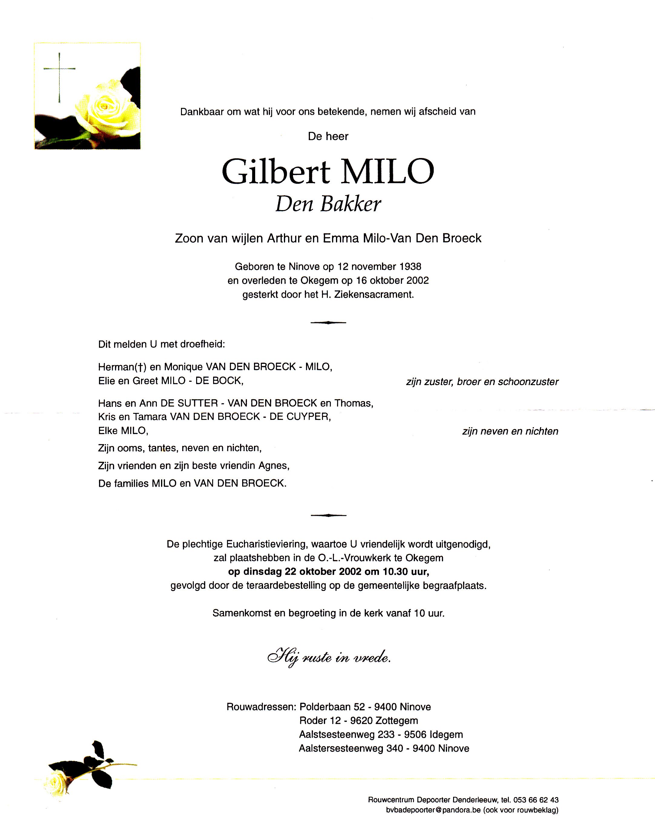 Milo Gilbert  