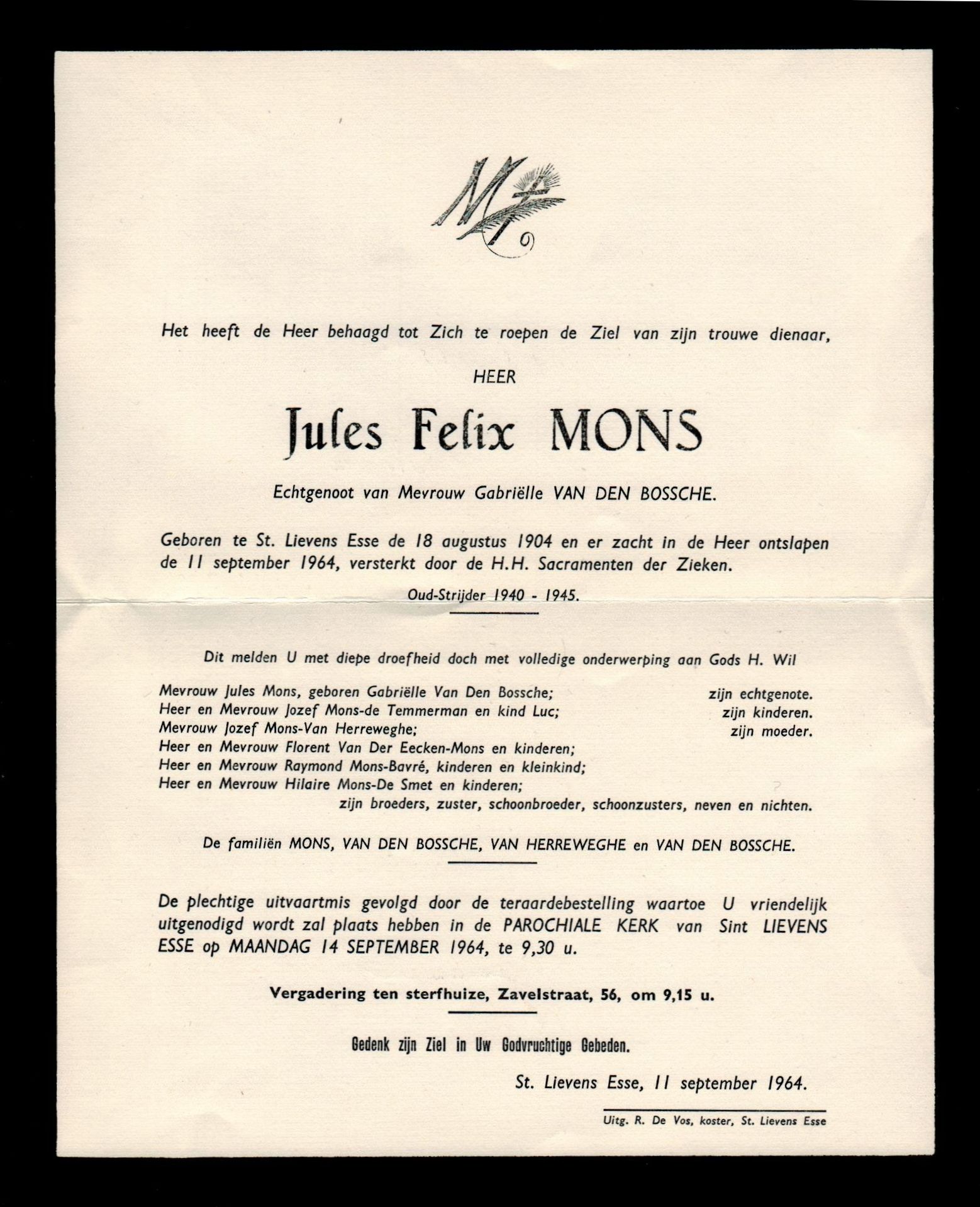 Mons Jules Felix