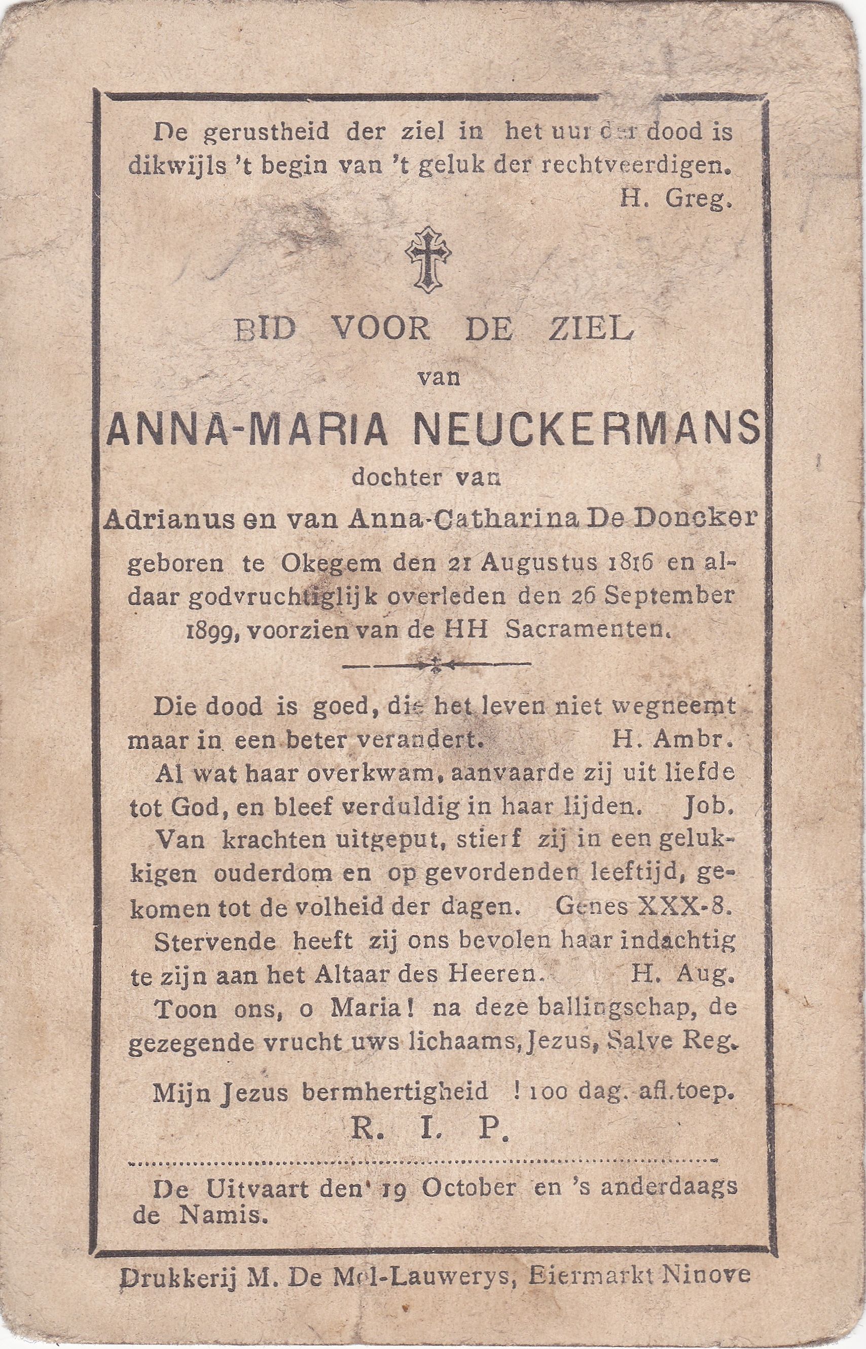 Neuckermans Anna Maria