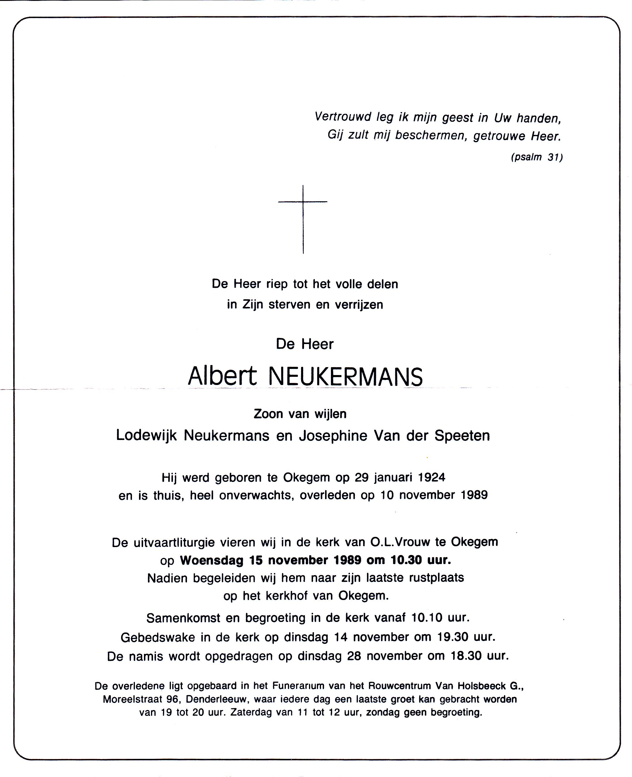 Neukermans Albert  