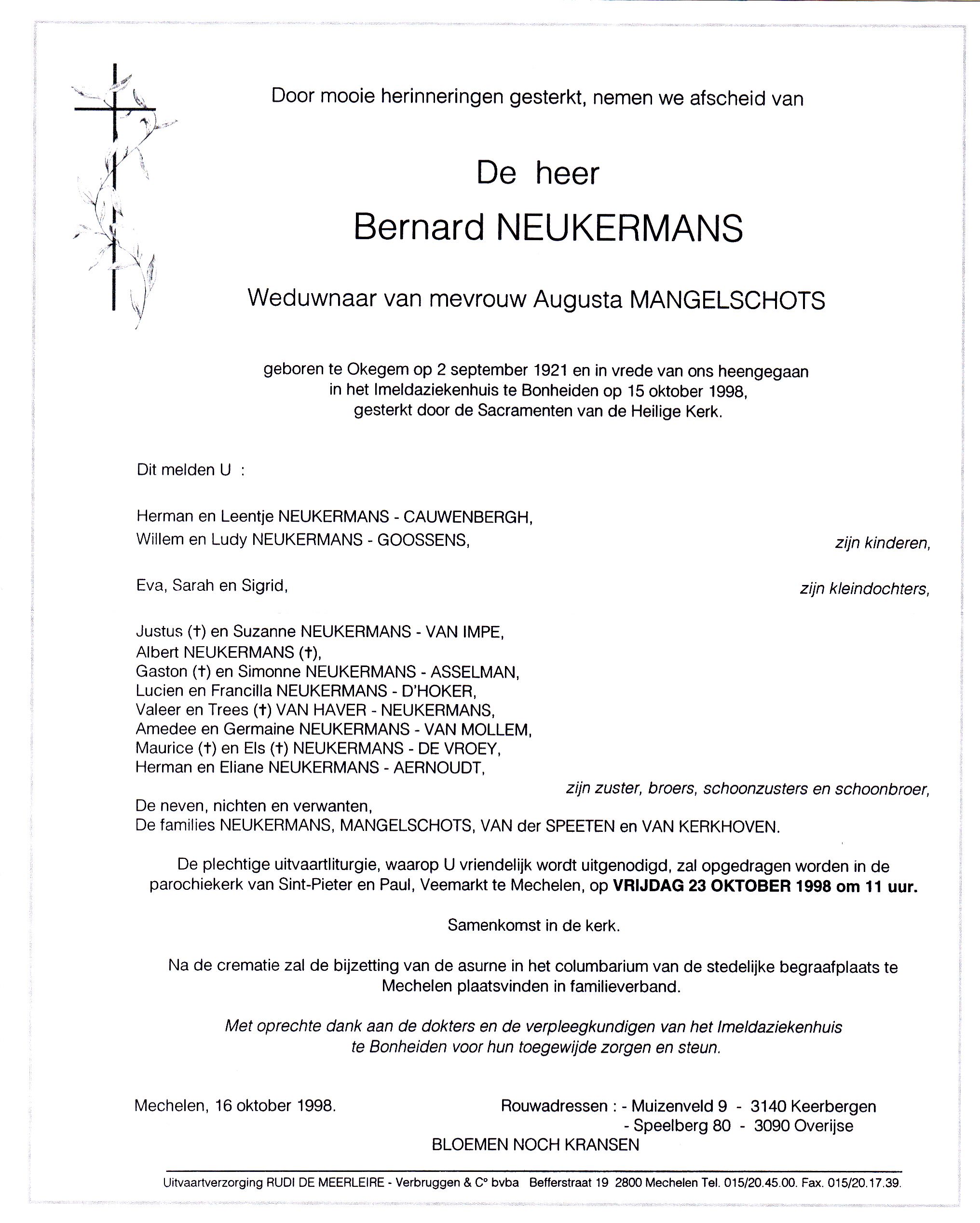 Neukermans Bernard  