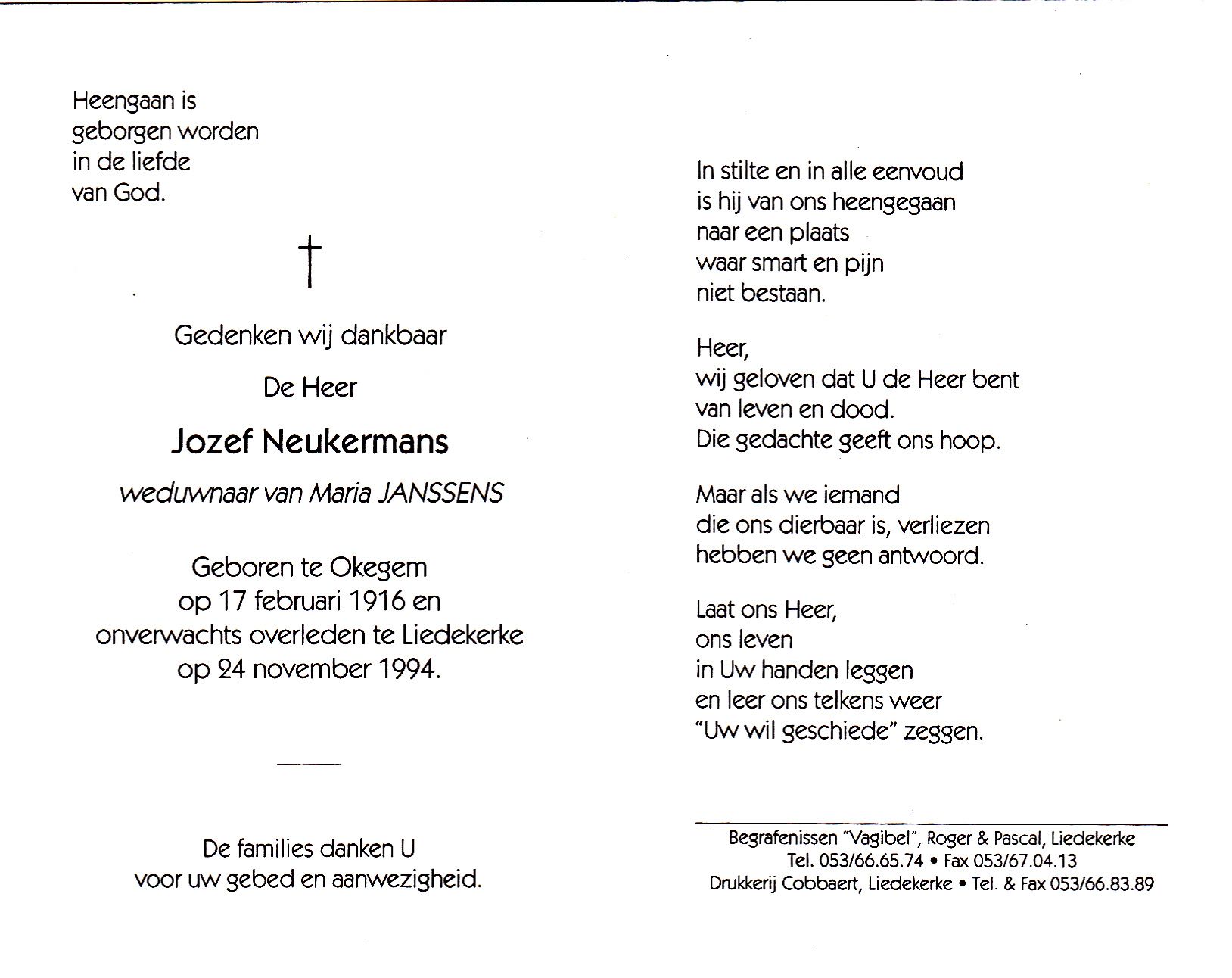 Neukermans Jozef