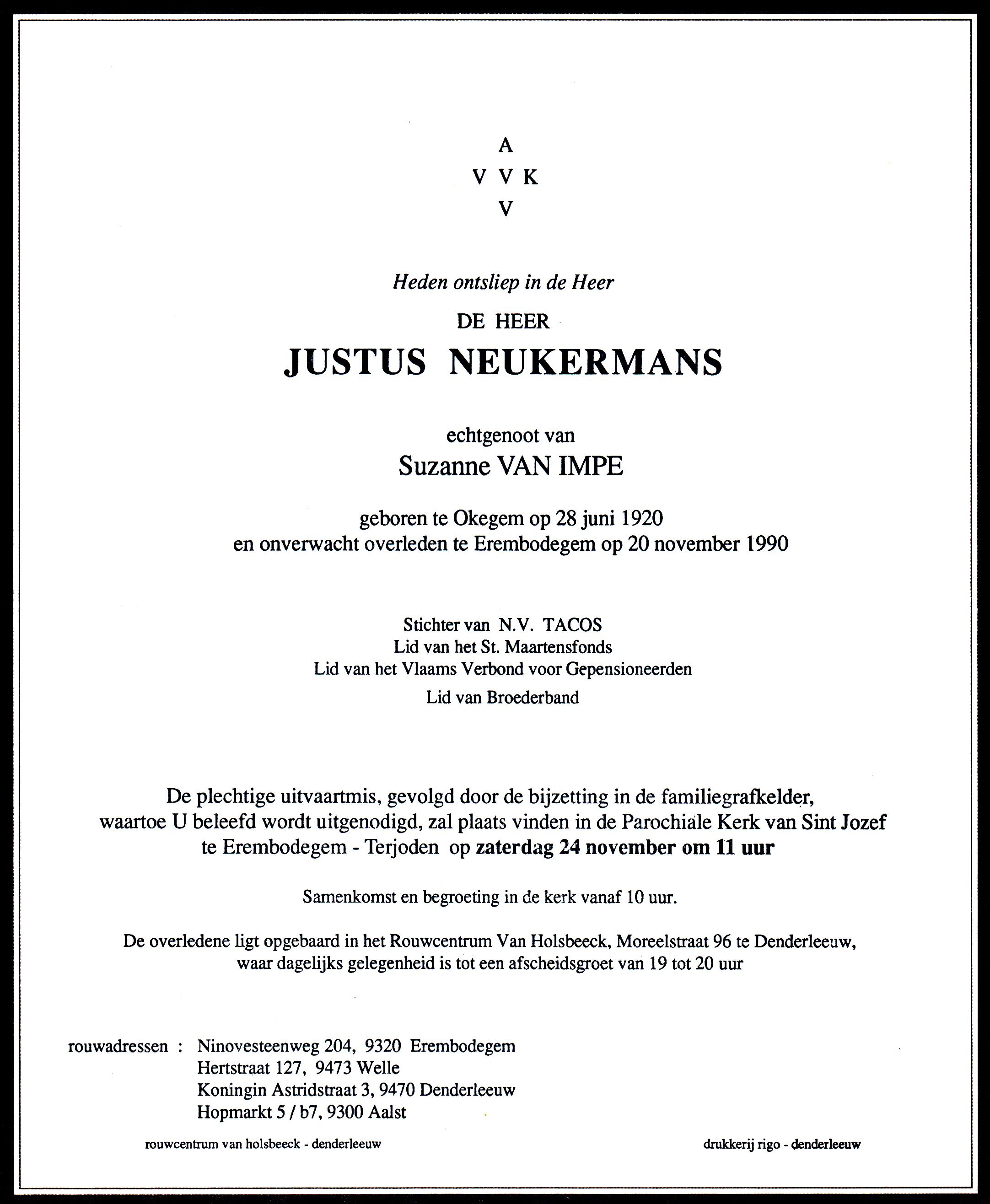 Neukermans Justus  