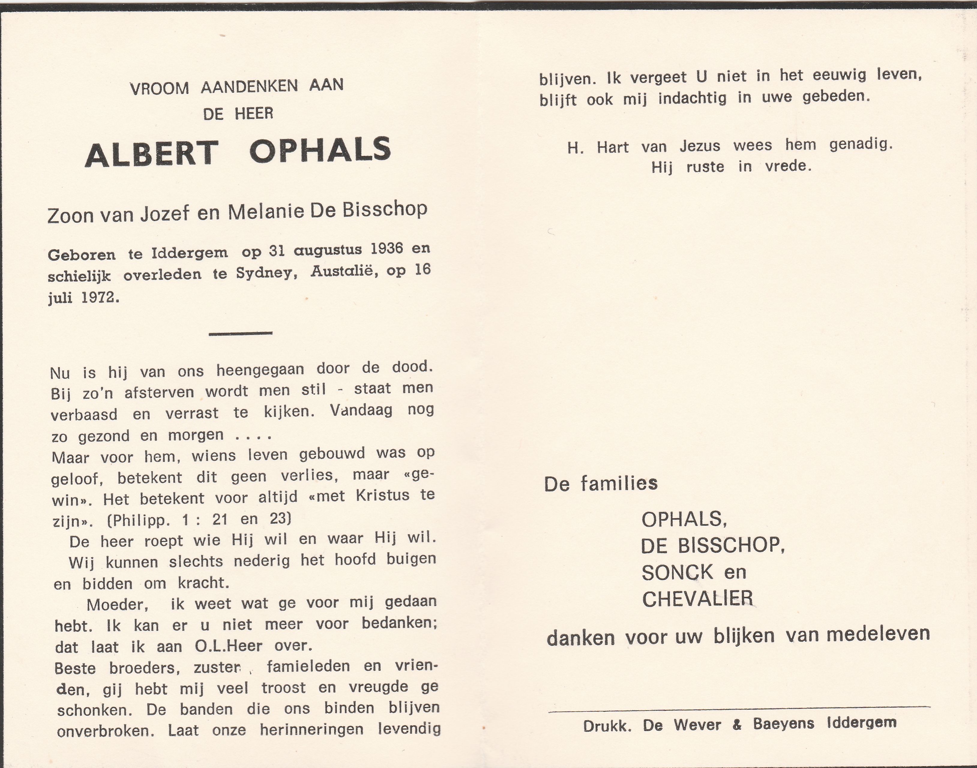 Ophals Albert