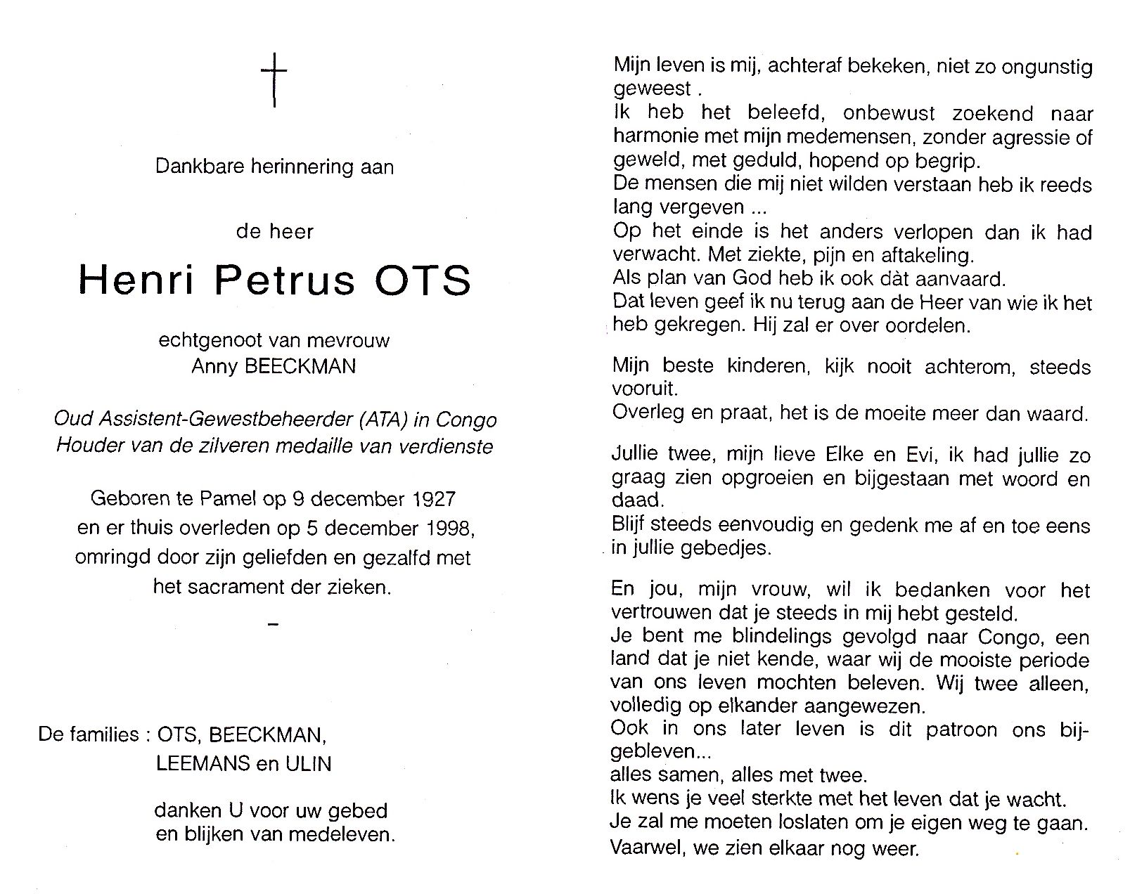 Ots Henri Petrus