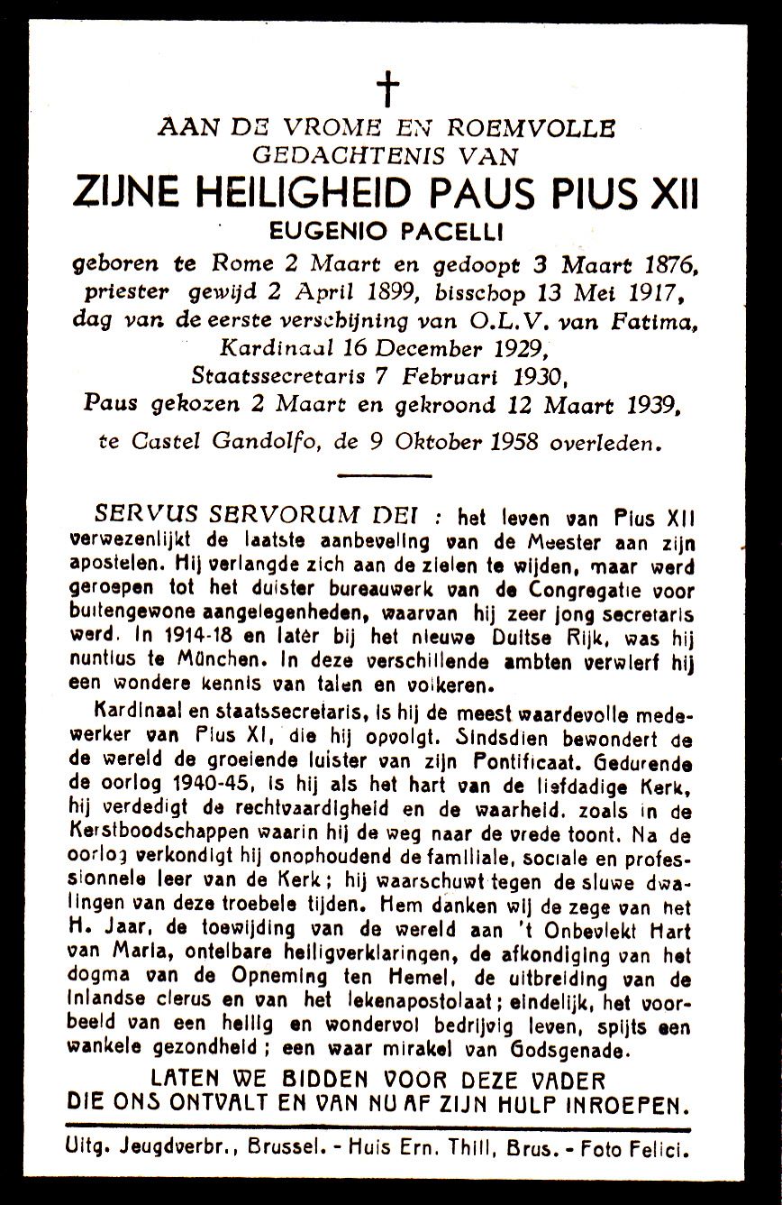 Pacelli Eugenio (Paus Pius XII)