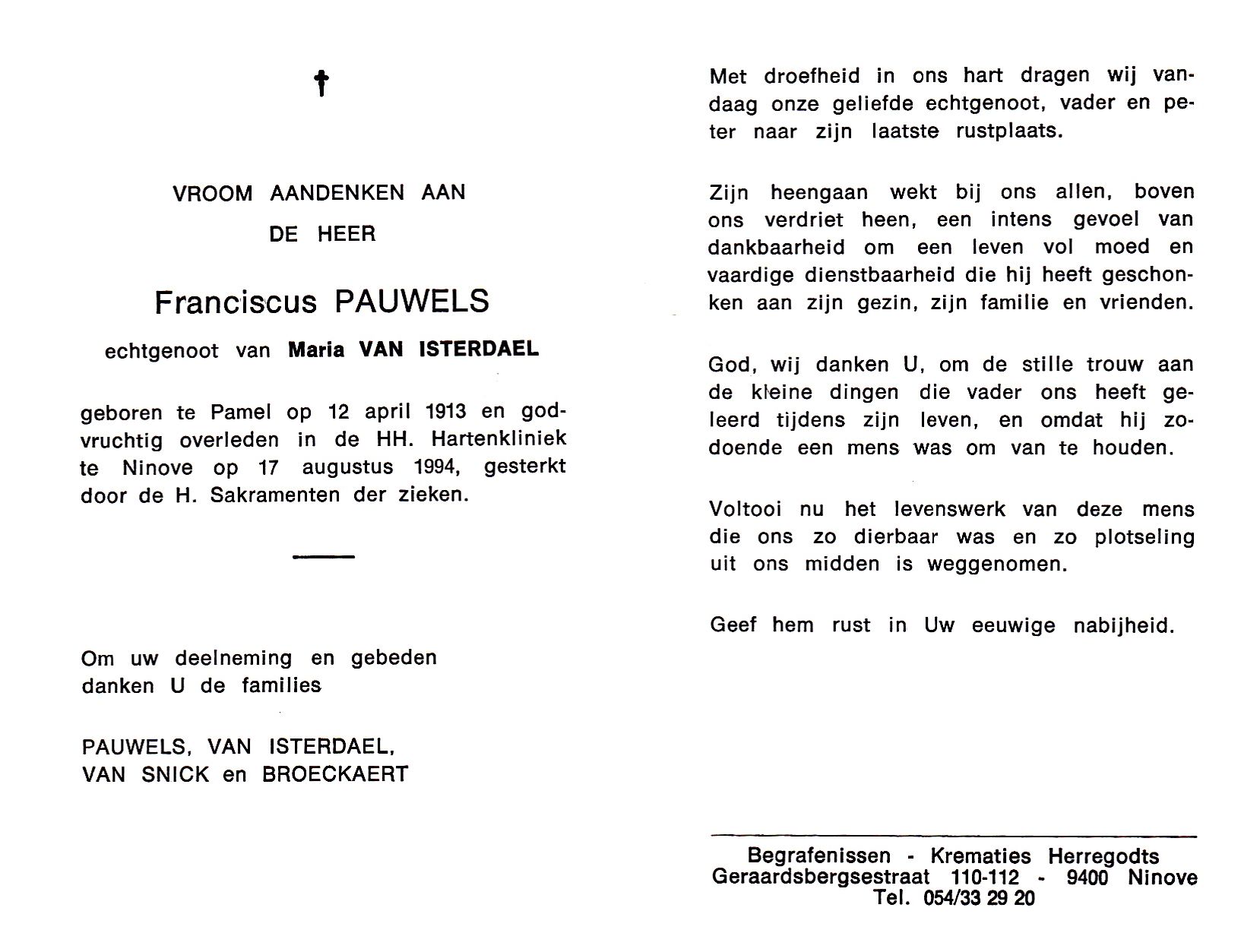 Pauwels Franciscus