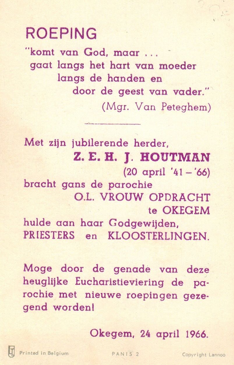 1966 - ZEH Houtman - Julbilerende Herder