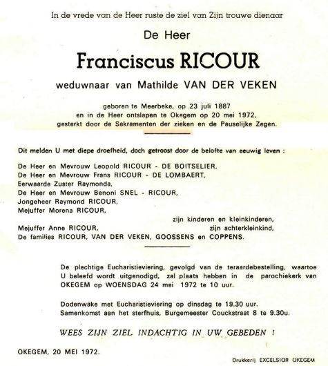 Ricour Franciscus   