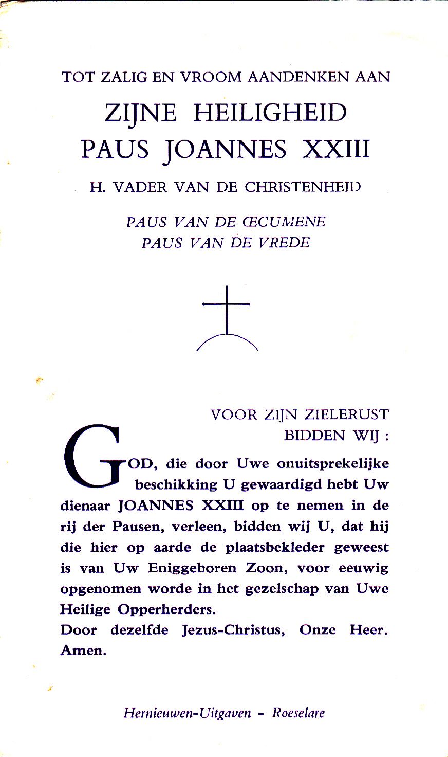 Roncali Angelus Josephus (Paus Joannes XXII) 