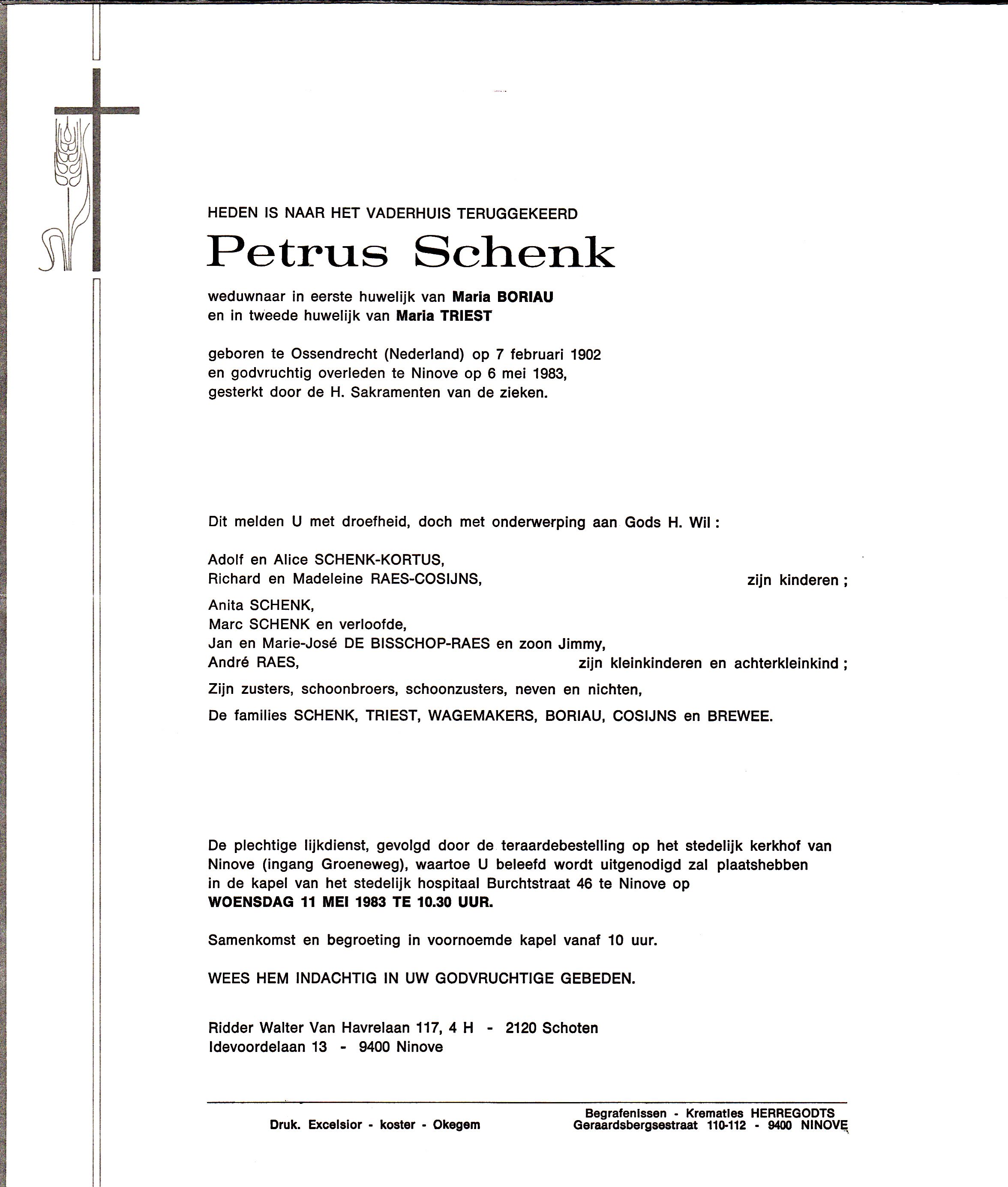 Schenk Petrus 