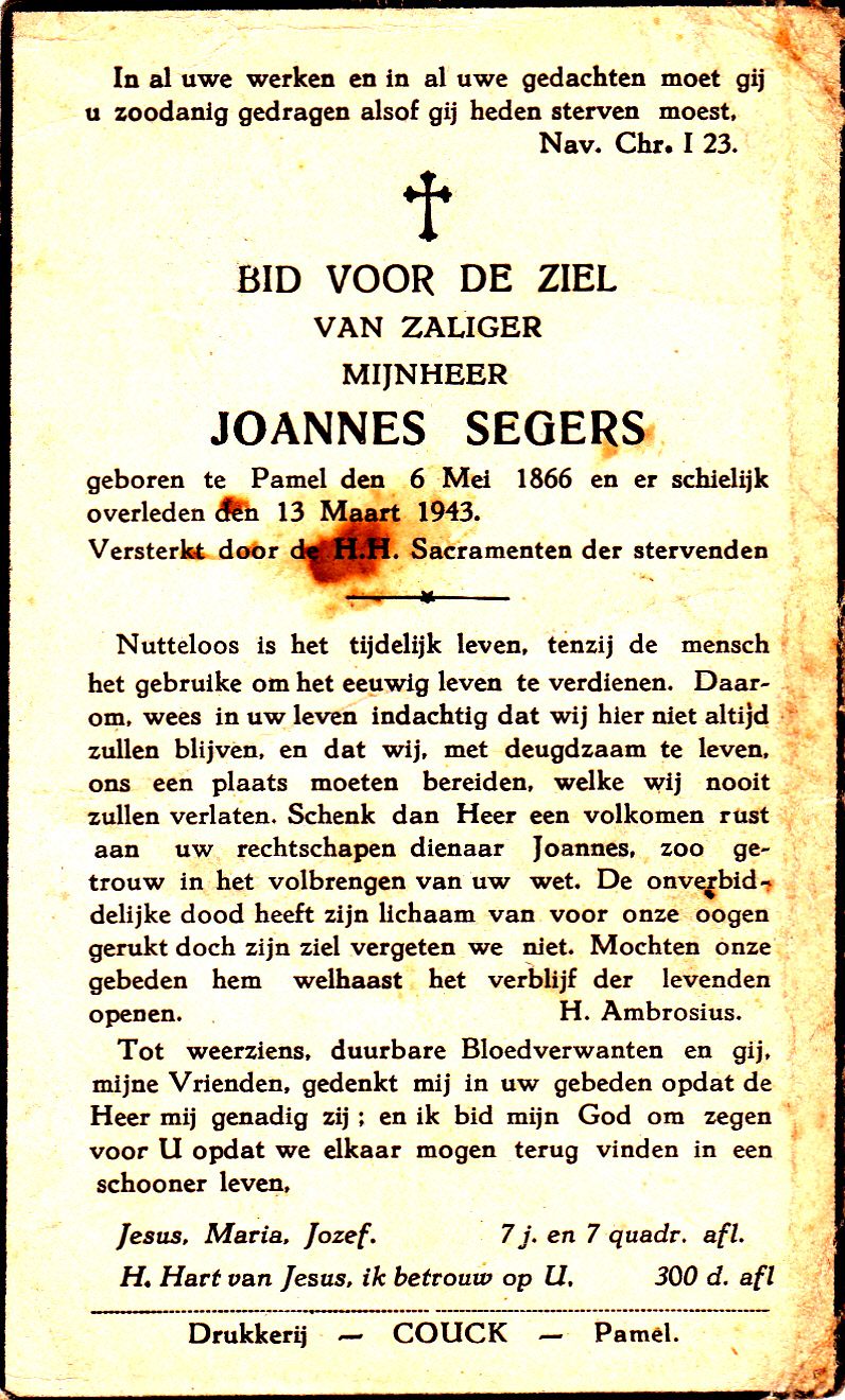 Segers Joannes