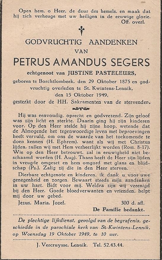 Segers Petrus Amandus