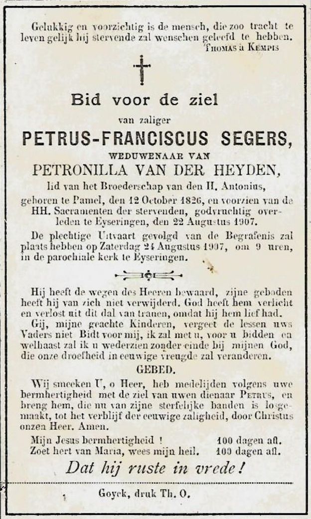 Segers Petrus Franciscus