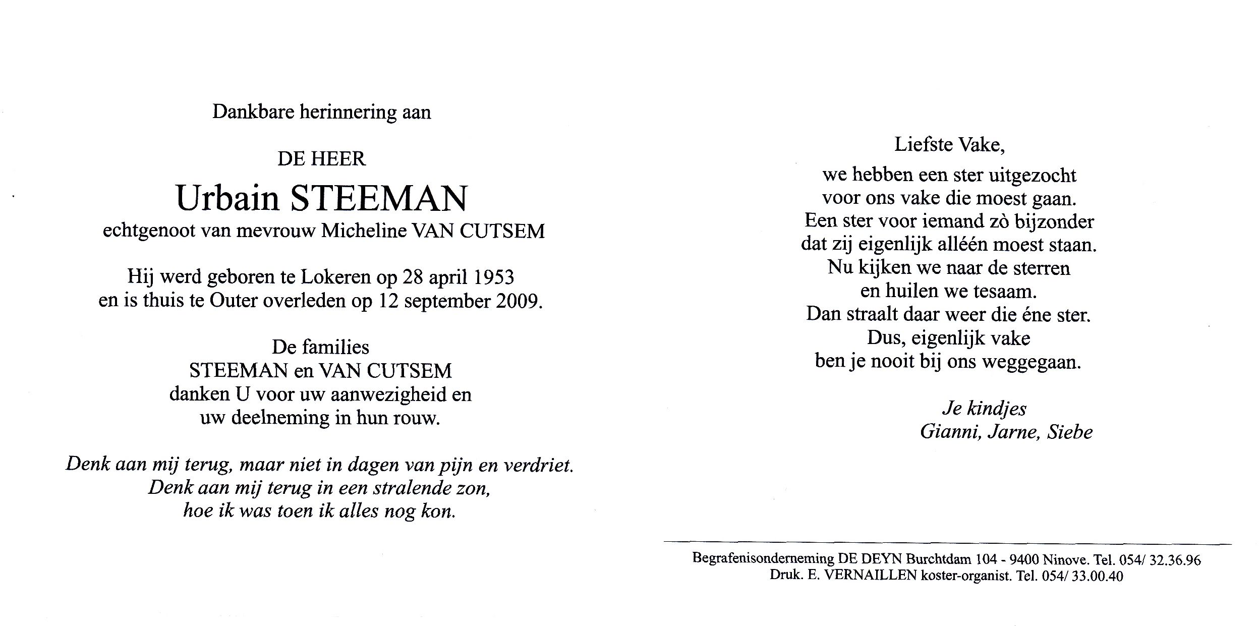 Steeman Urbain