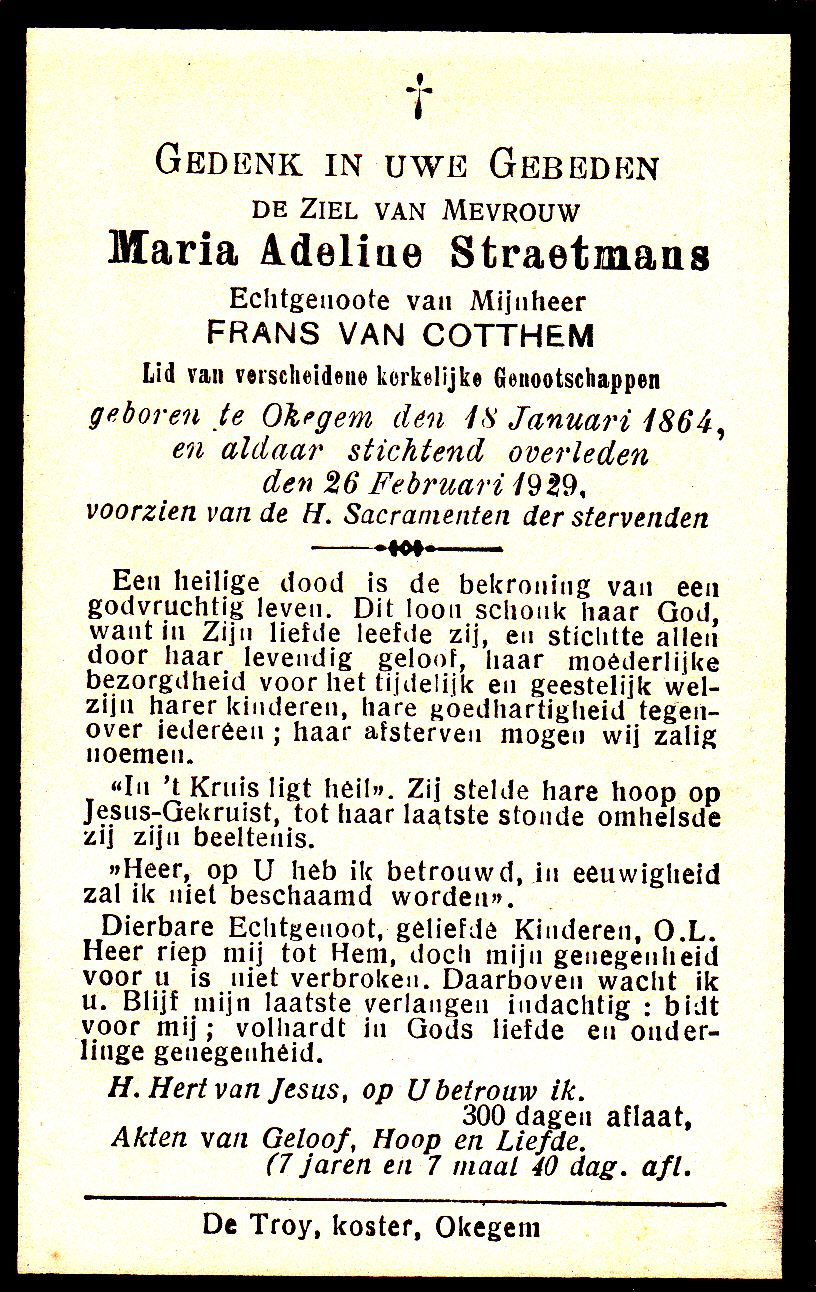 Straetmans Maria Adeline