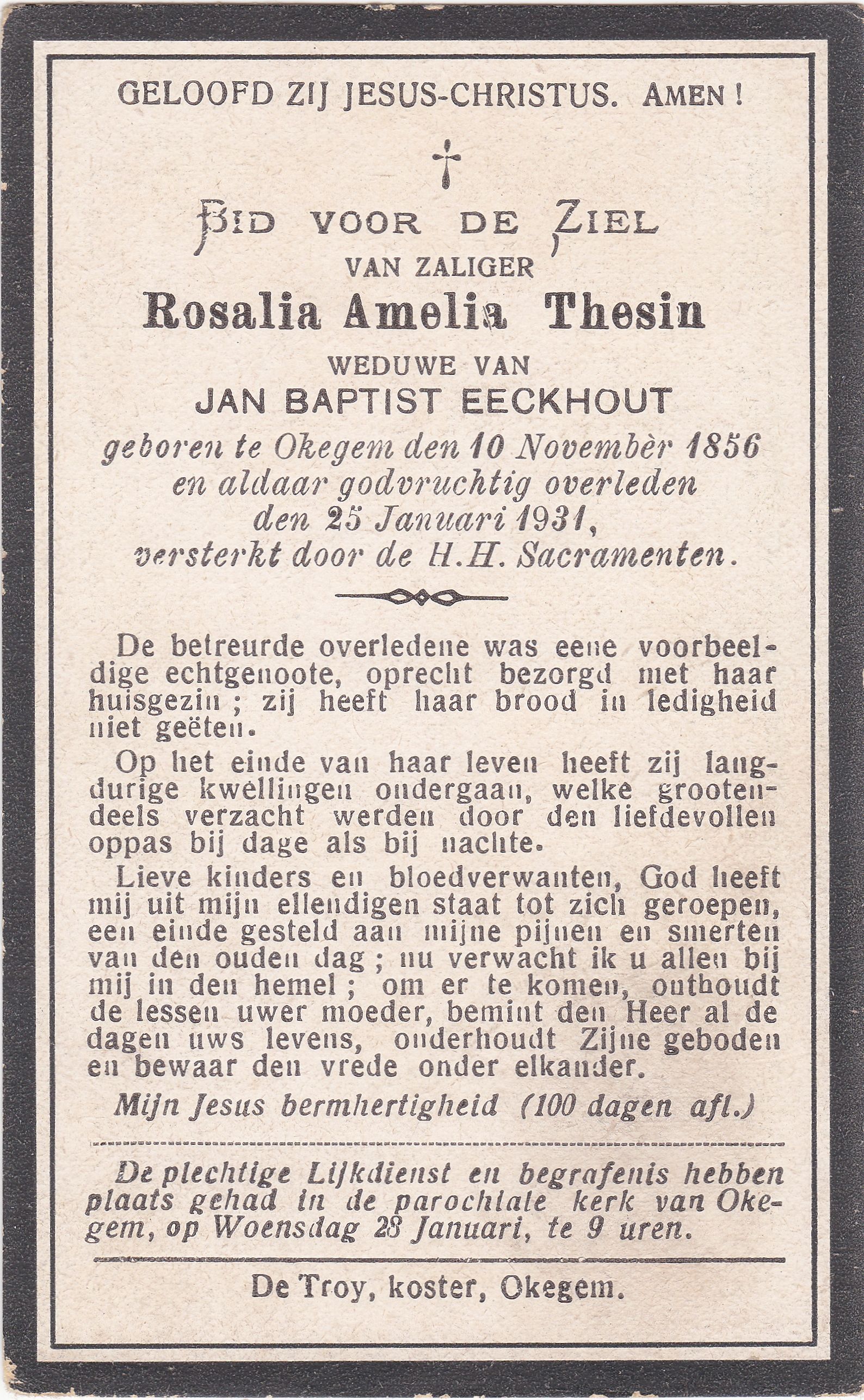 Thesin Rosalia Amelia