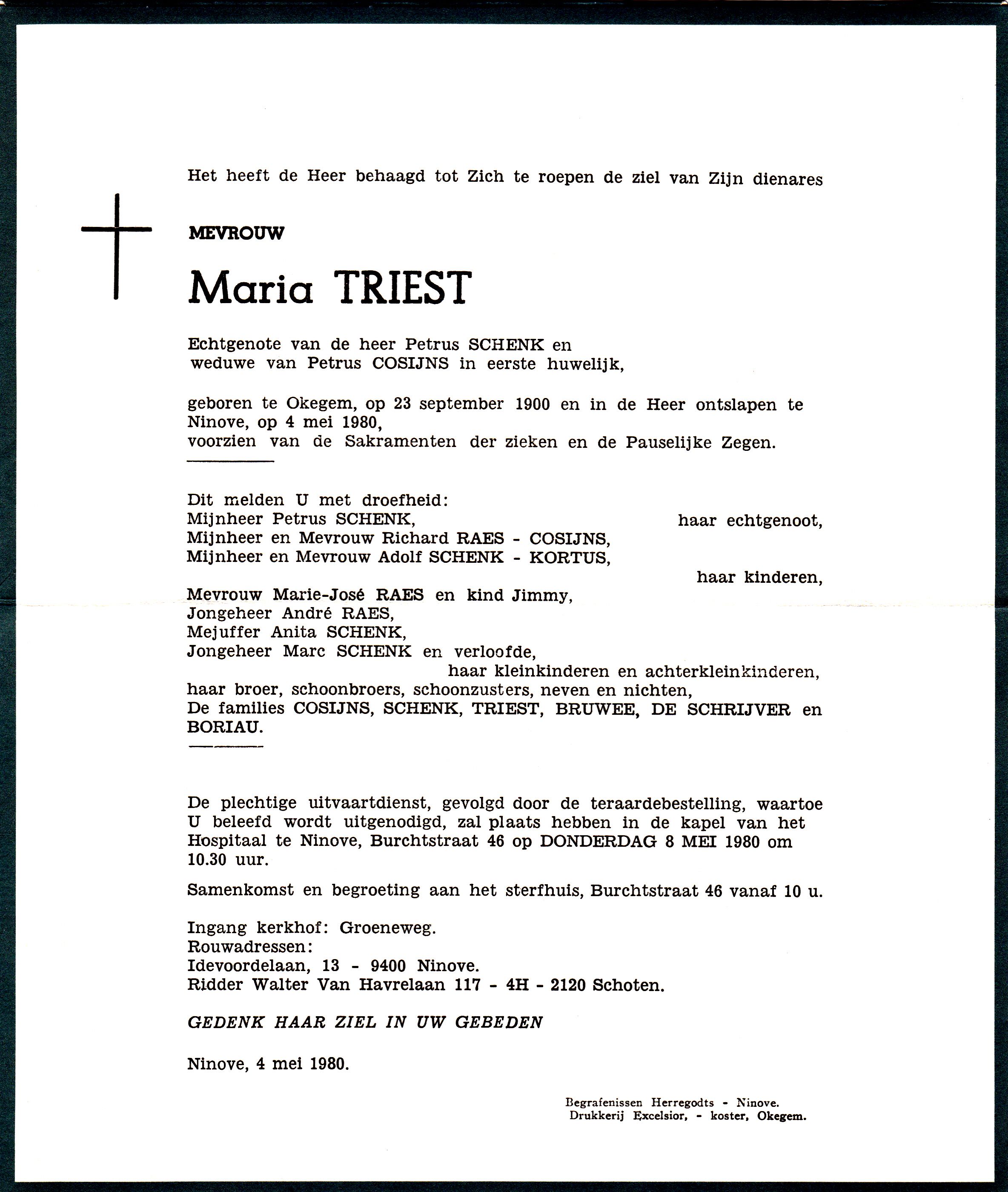 Triest Maria (x Schenk)  