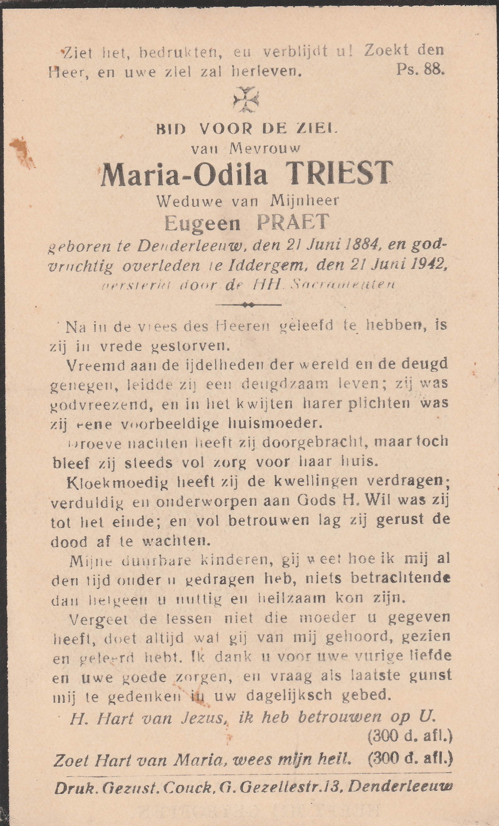 Triest Maria Odila