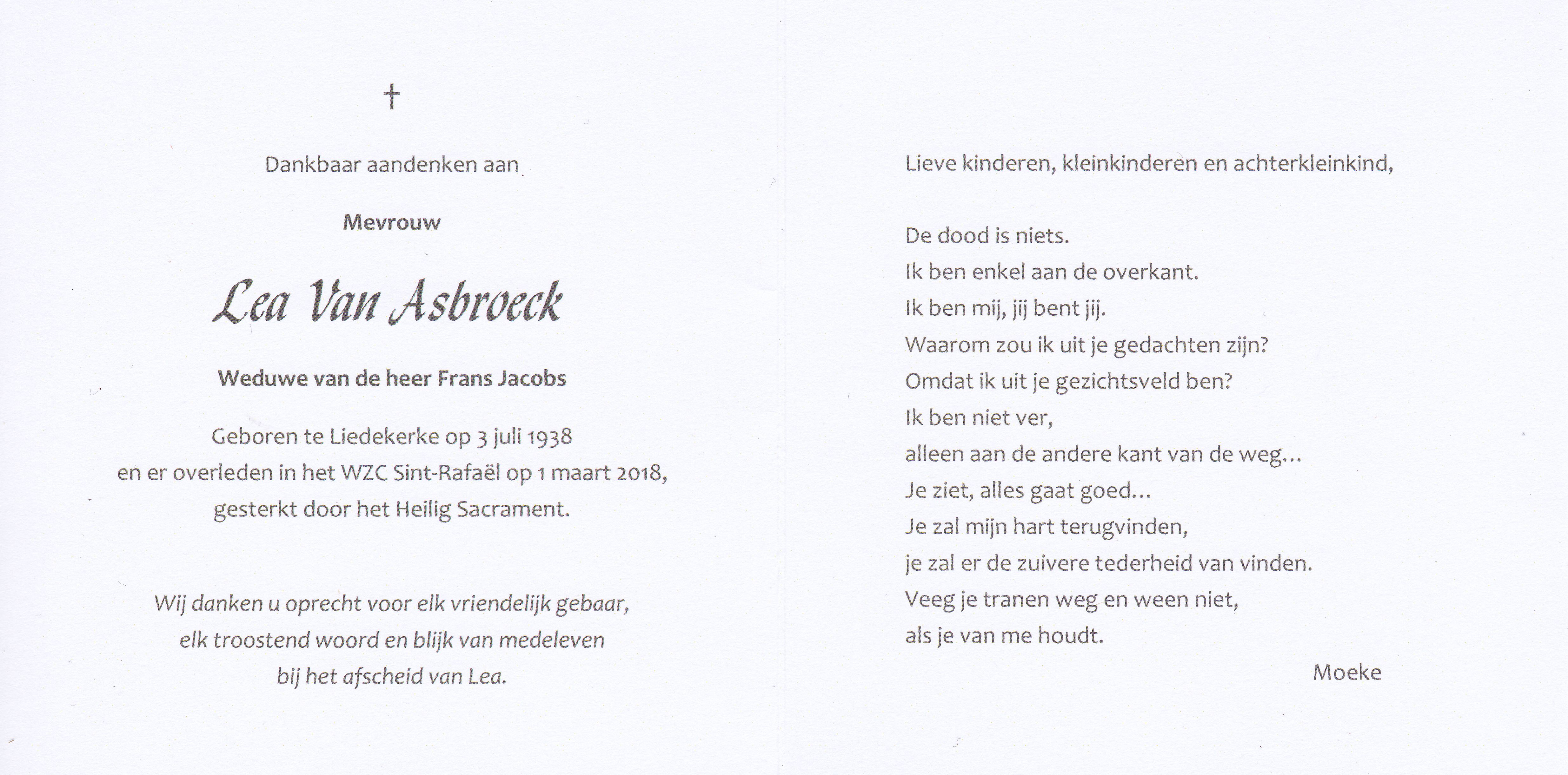 Van Asbroeck Lea