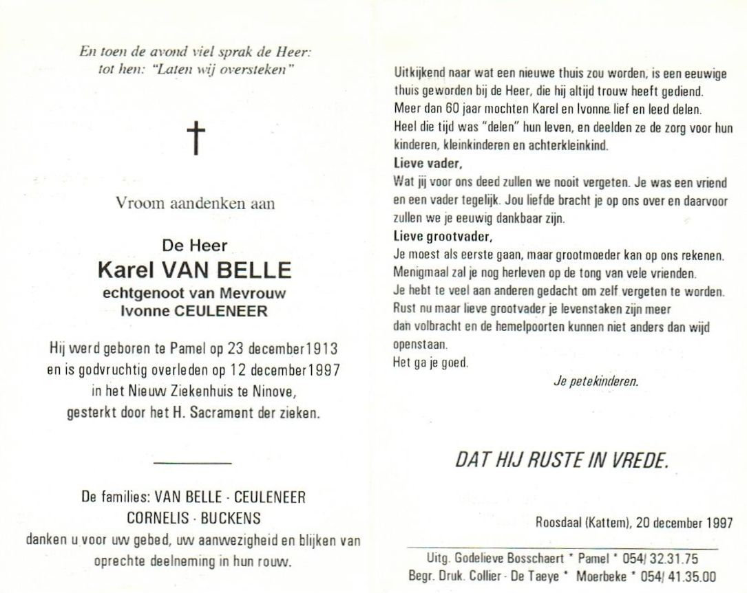 Van Belle Karel