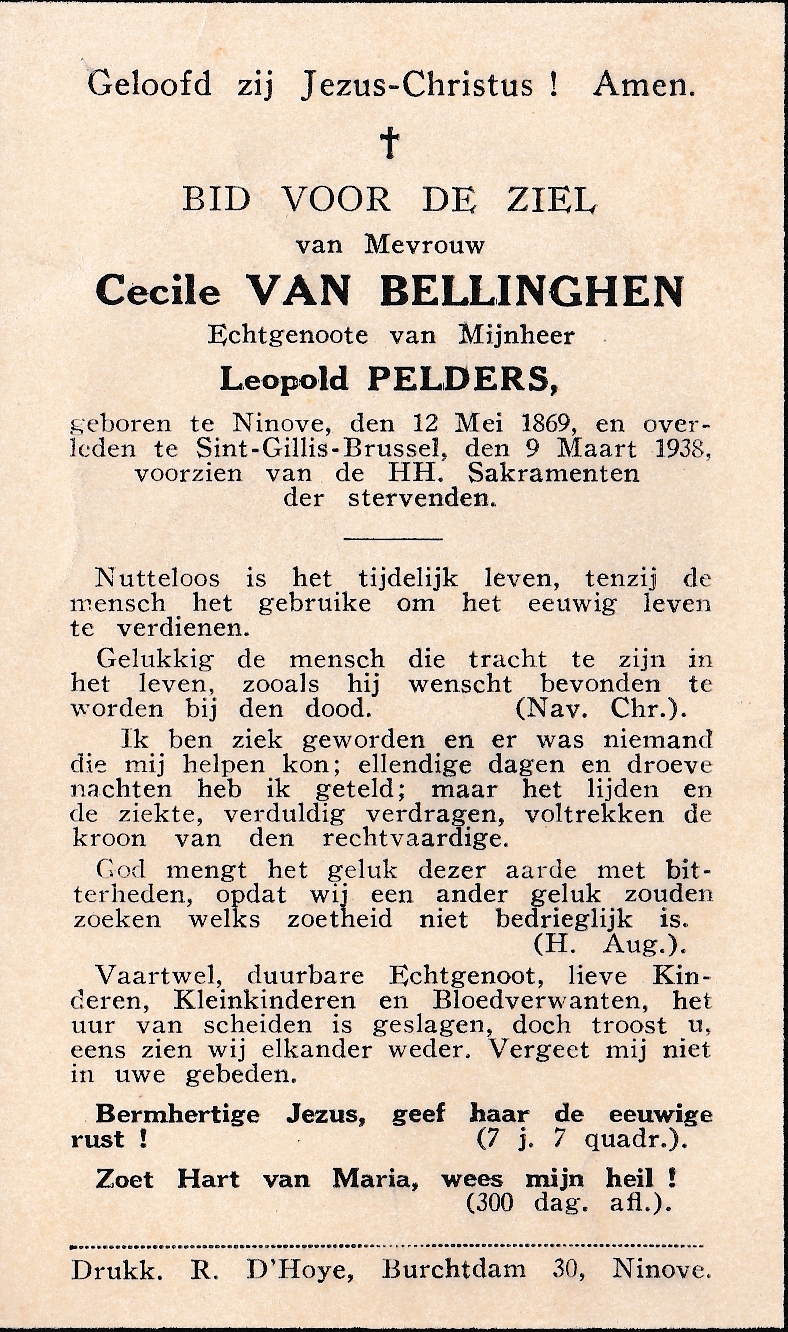Van Bellinghen Cecile