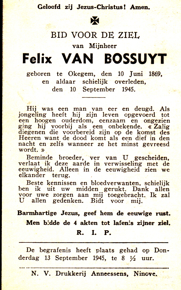 Van Bossuyt Felix
