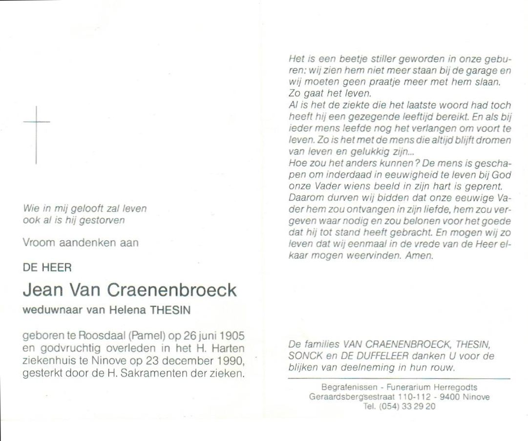 Van Craenenbroeck Jean
