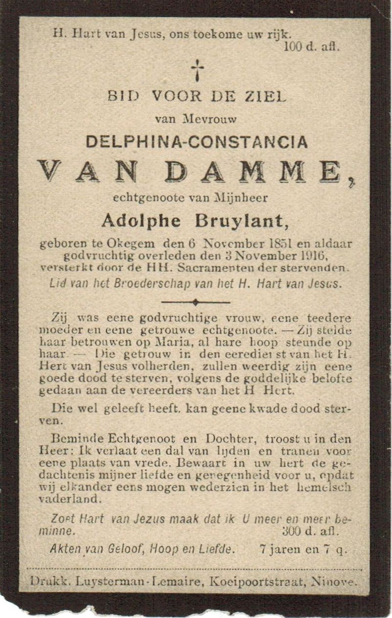 Van Damme Delphina Constantia