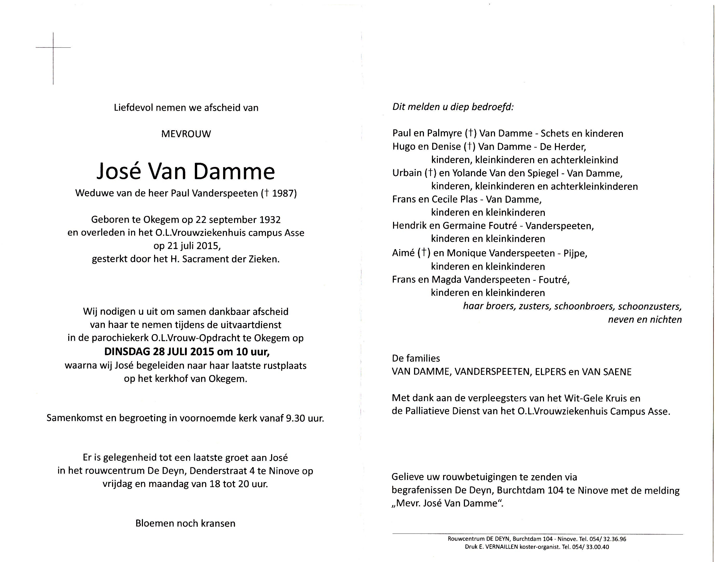 Van Damme José  