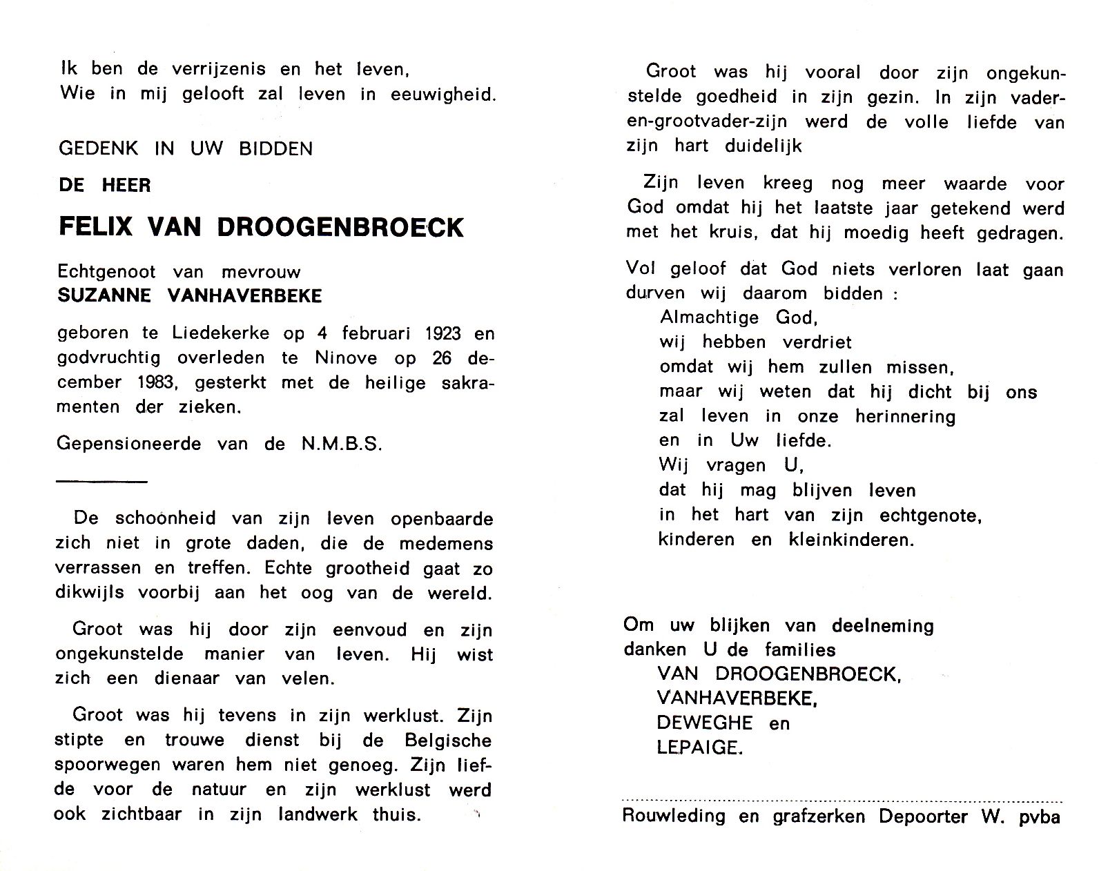 Van Droogenbroeck Felix