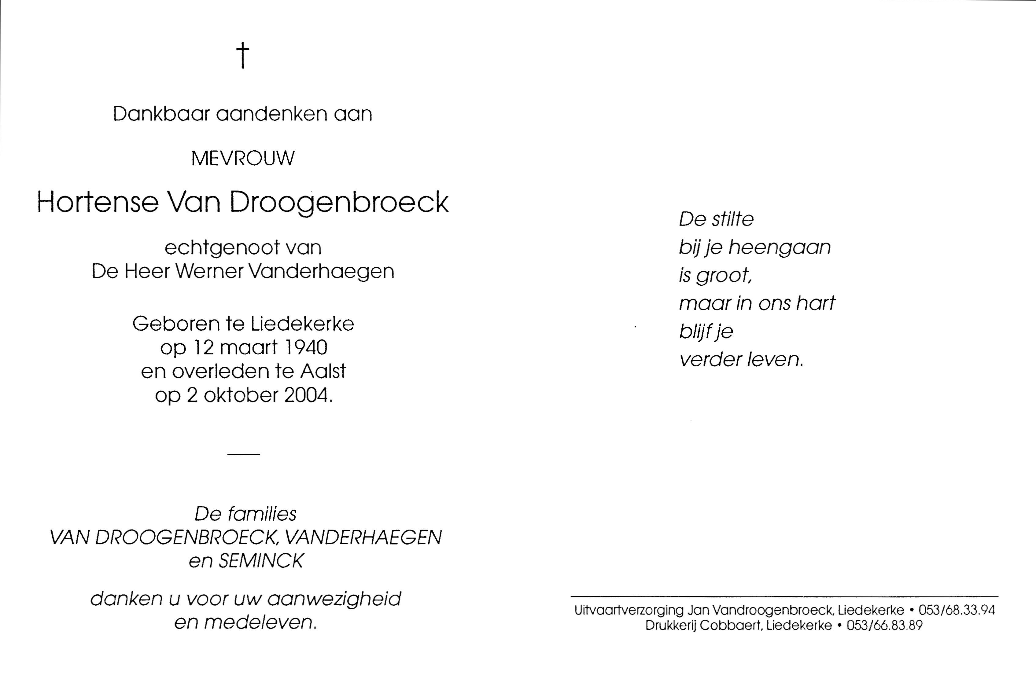 Van Droogenbroeck Hortense