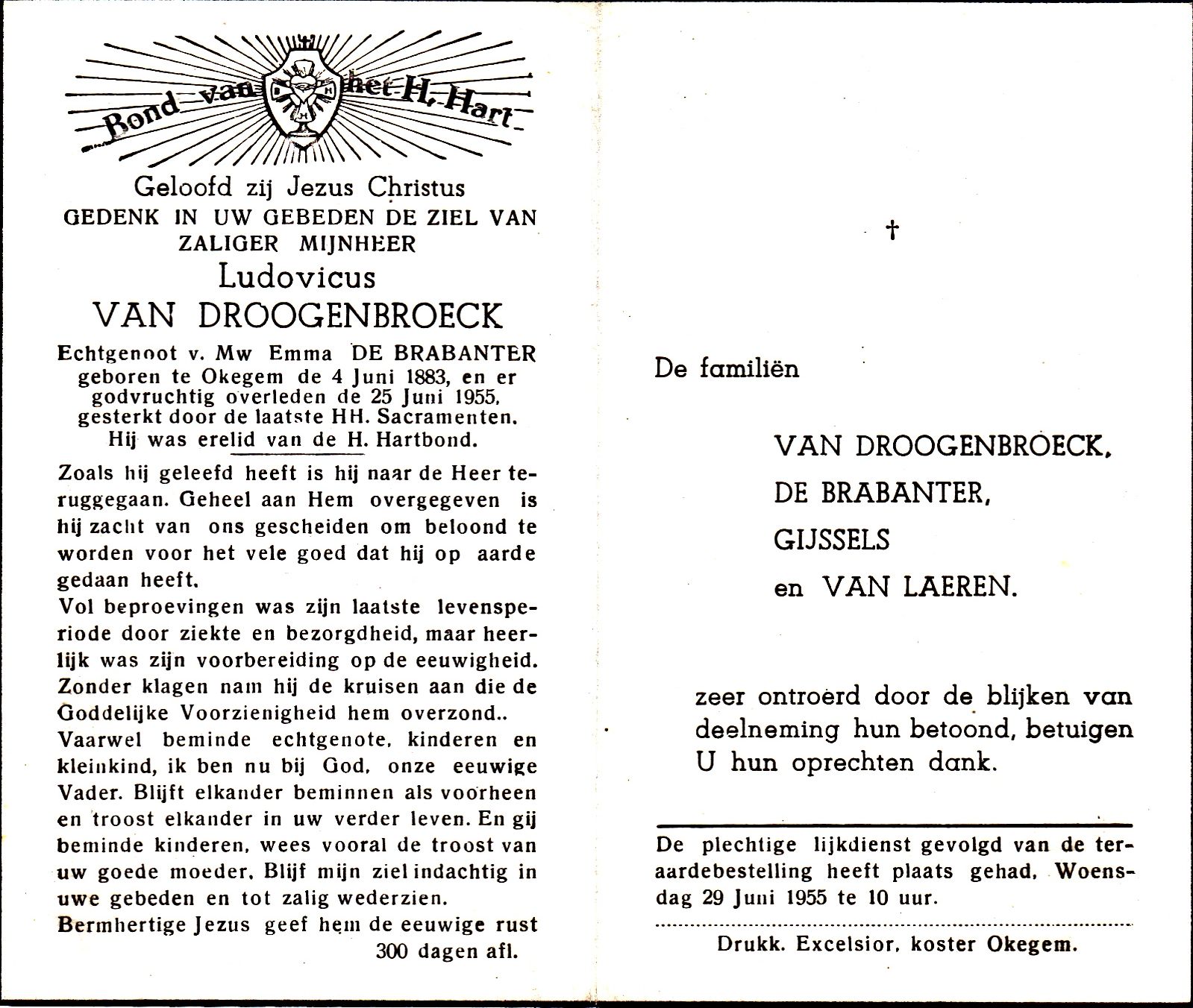 Van Droogenbroeck Ludovicus