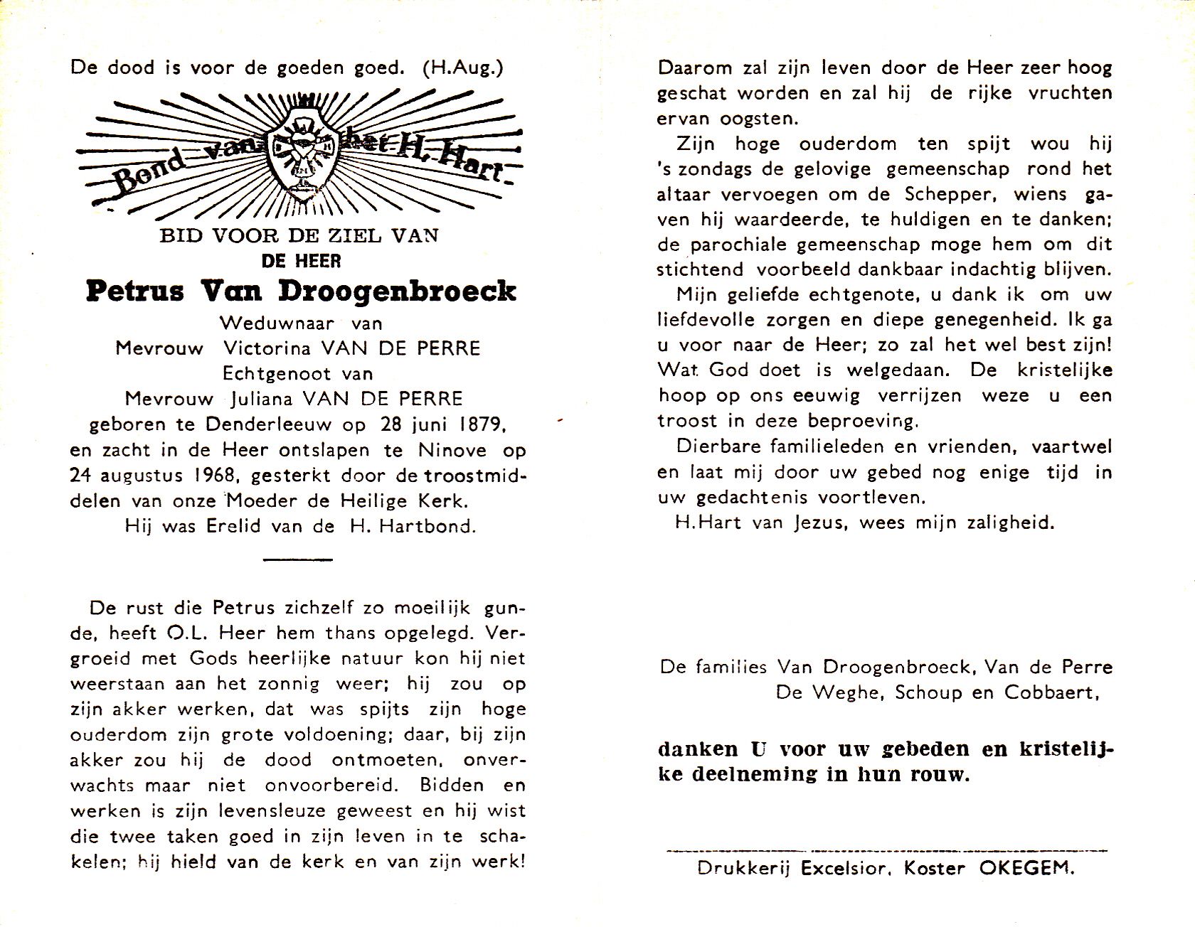 Van Droogenbroeck Petrus  (x VDP) 