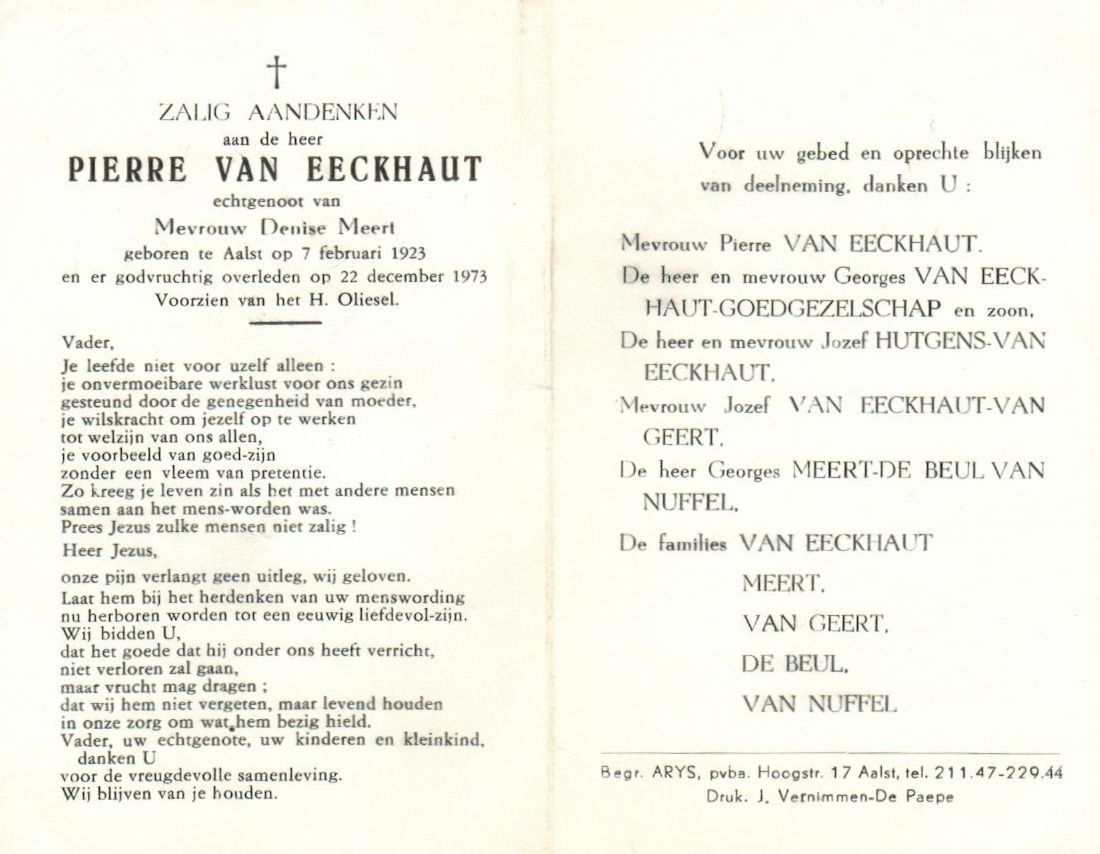 Van Eeckhaut Pierre