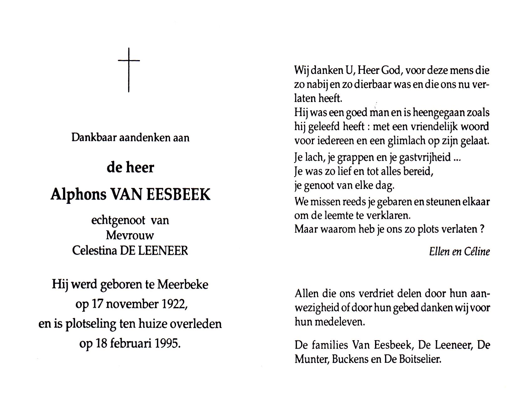 Van Eesbeek Alphons