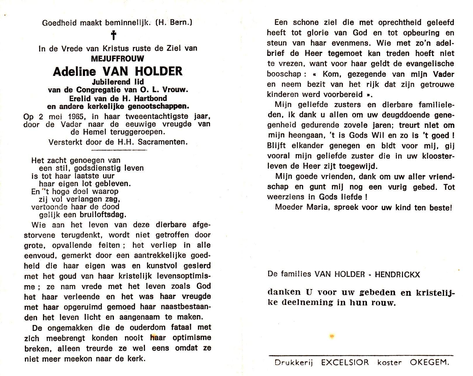 Van Holder Adeline